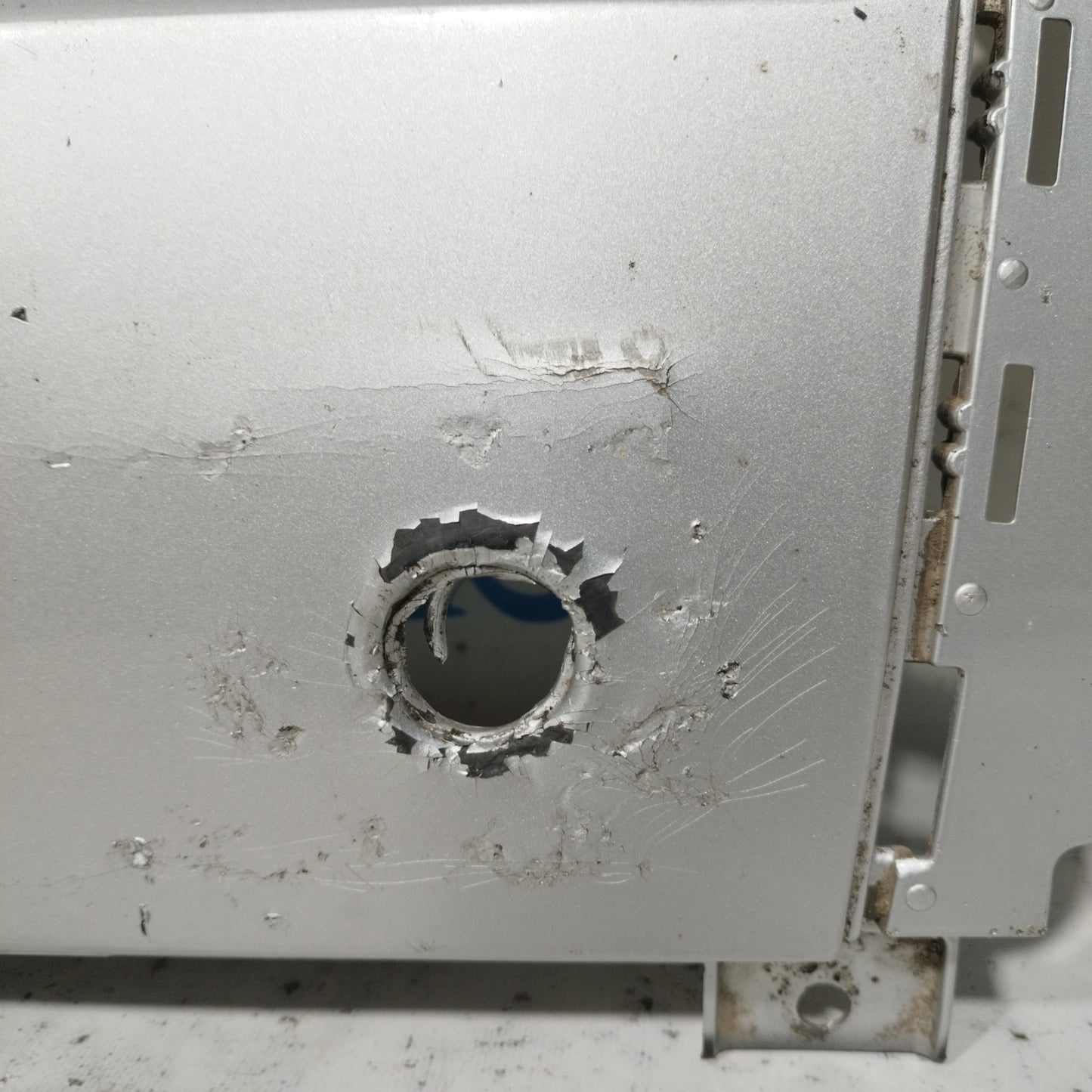 Rear bumper center gray Smart Fortwo 451 2010 ecoAC10494