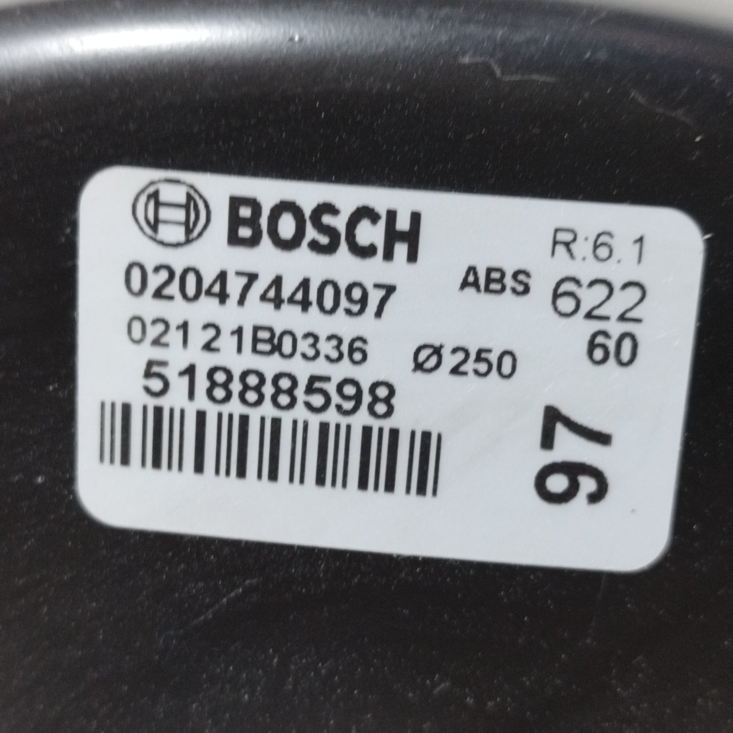 Bremsservo Fiat Fiorino 1.3MTJ 2011 Artikelnummer: 51888598 ecoAC10551