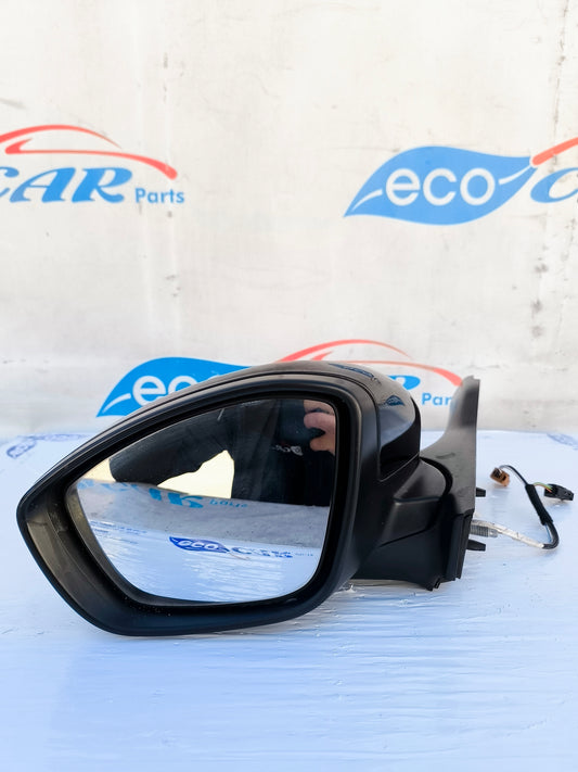 Black left mirror Peugeot 208 2013 2 pins 7 wires ecoAG5736