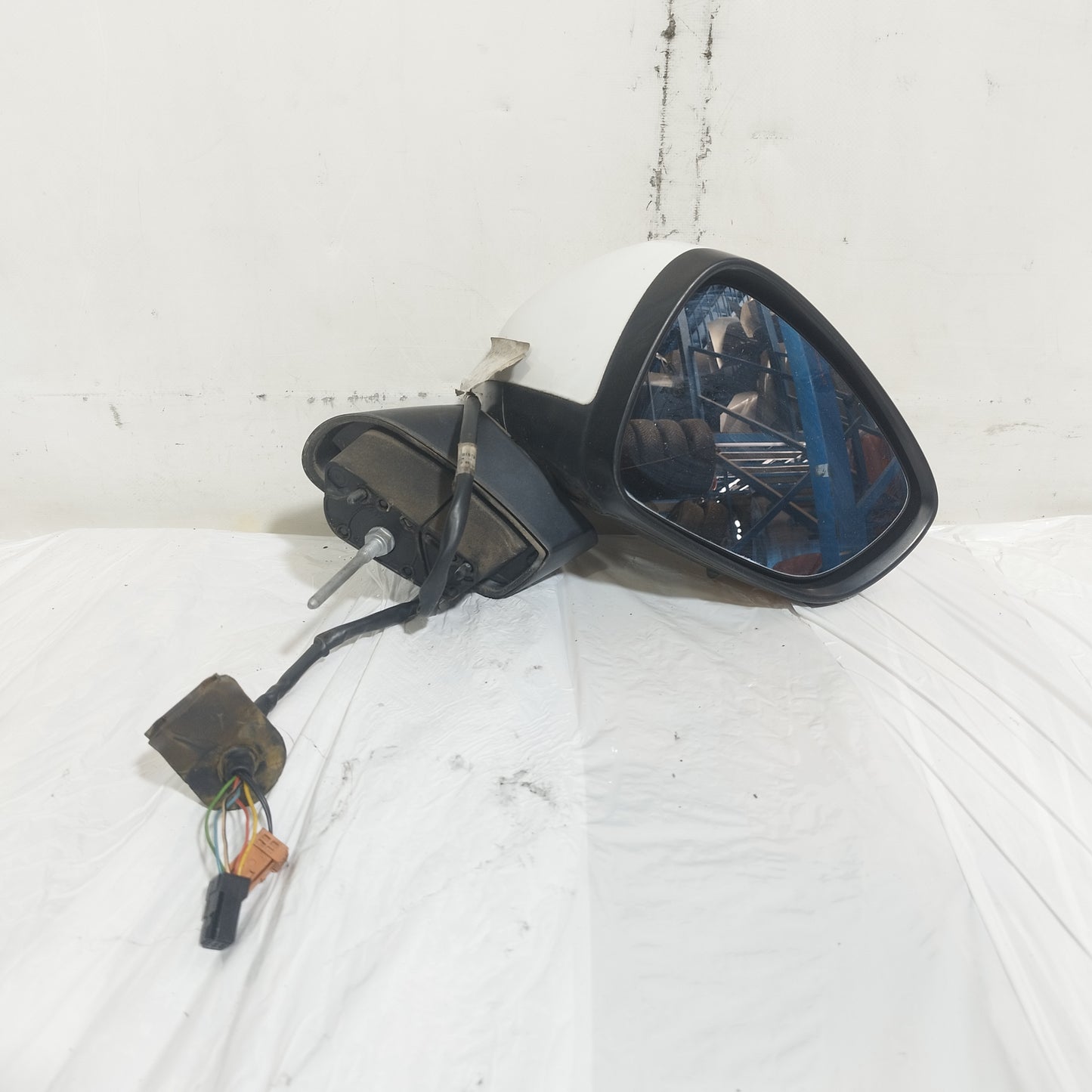 Specchietto elettrico anteriore dx bianco Citroen C3 II 2009-2016 7 fili ecoAC16030