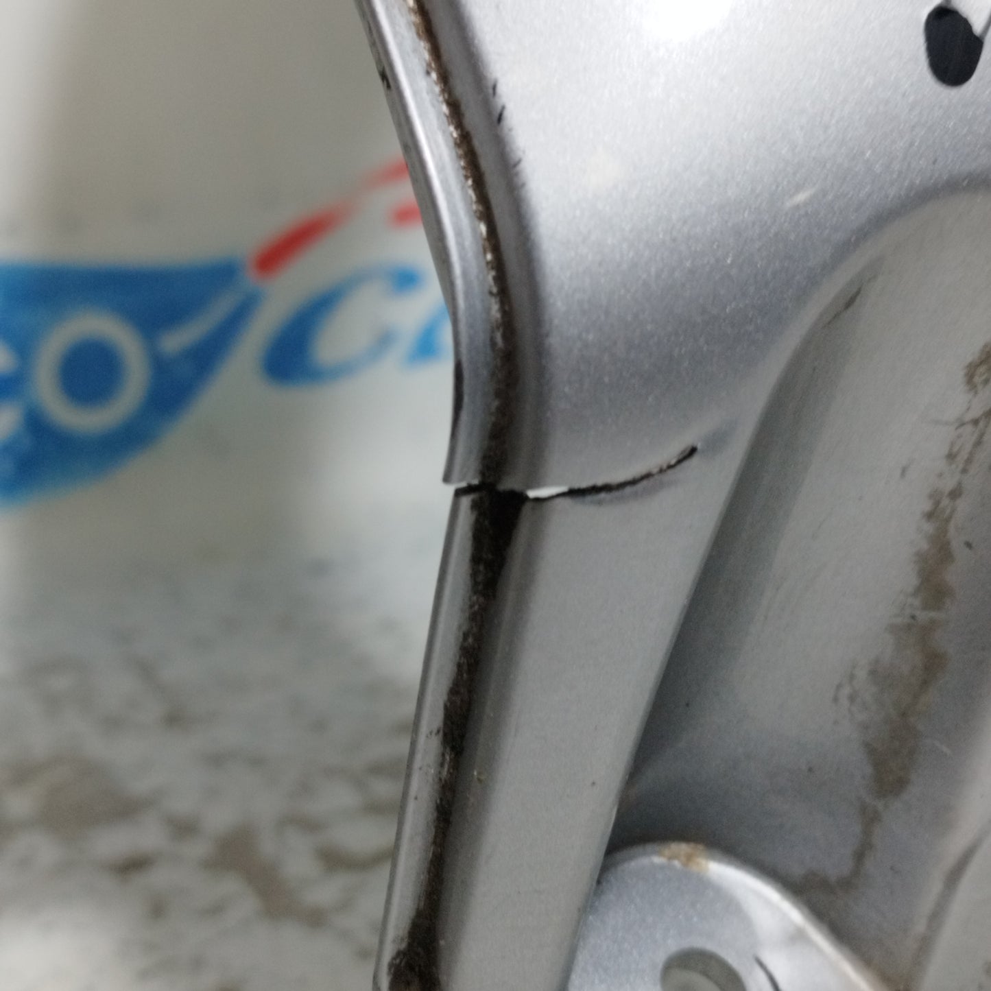 Rear mudguard left grey Smart ForFour 2005 ecoAC10197