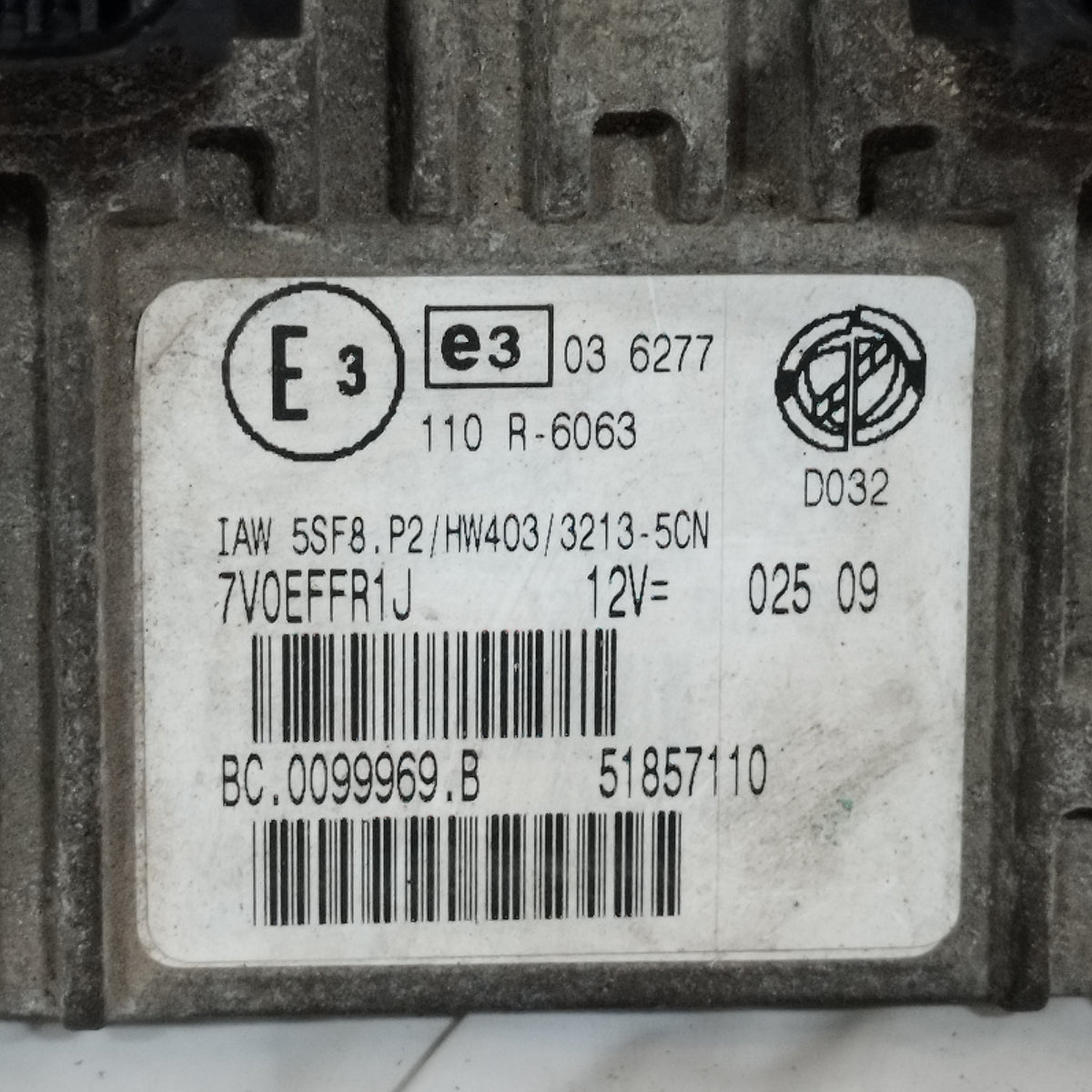 Kit accensione Fiat Grande Punto 1.4 M 2008-2012 cod:IAW5SF8.P2 ecoAC16812