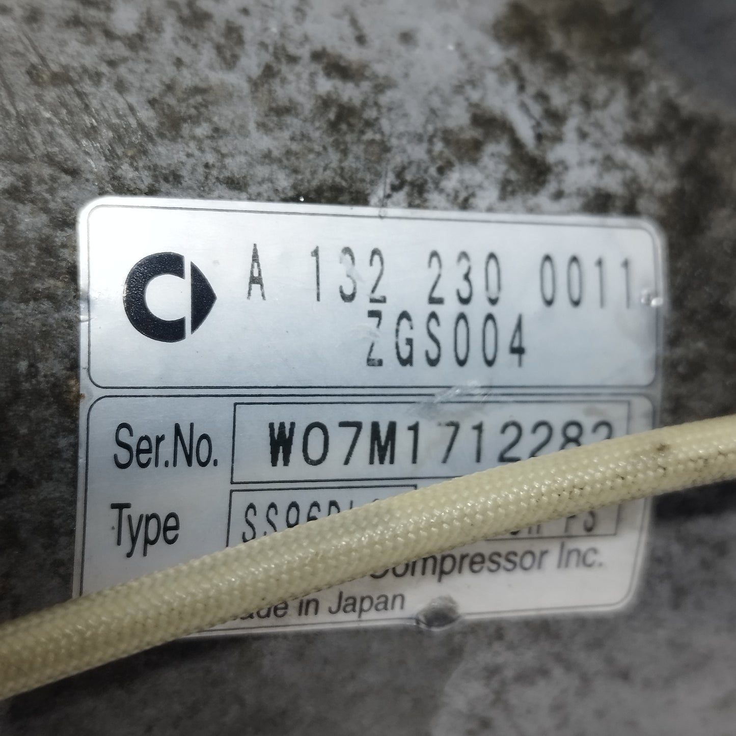 Compressore a / c Smart Fortwo 451 1.0 B 2007-2015 cod: A1322300011 ecoAC15498