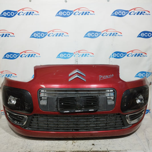 Front bumper burgundy Citroen C3 Picasso 2010 ecoAC10905