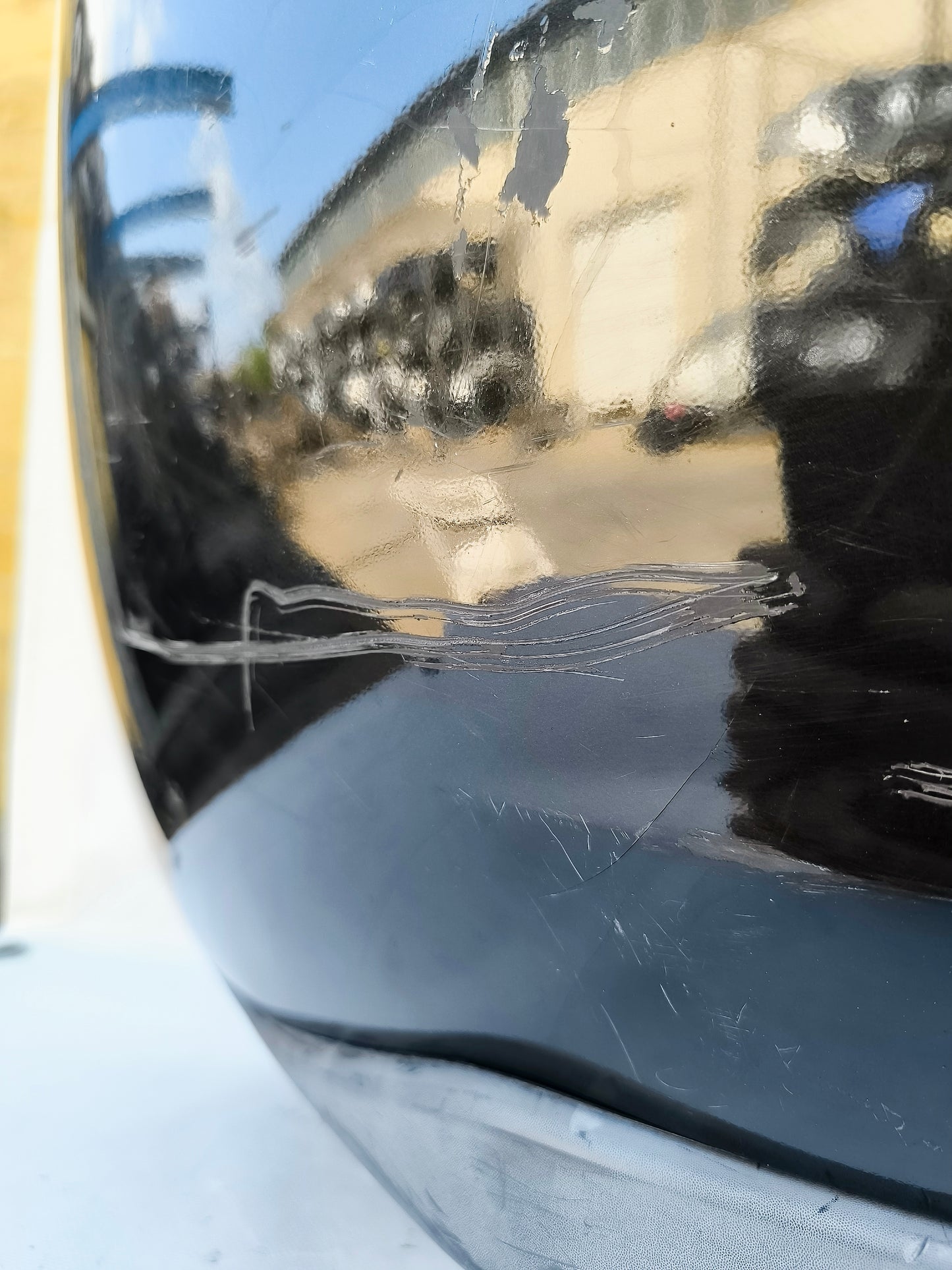 Paraurti posteriore nero Citroën C3 anno 2014 ecoAG7216