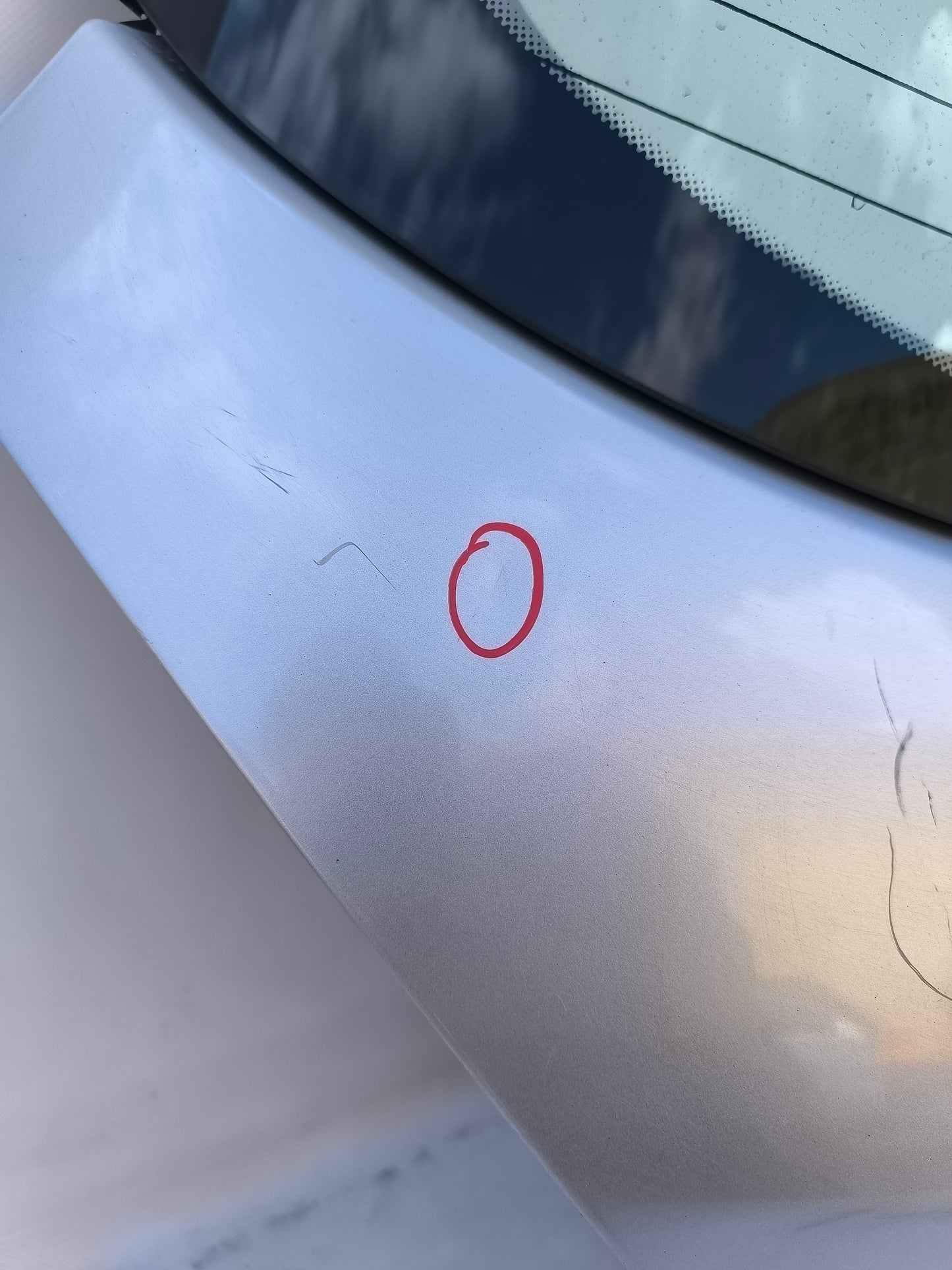 Portellone posteriore grigio argento Peugeot 308 anno 2007 ecoAG7314