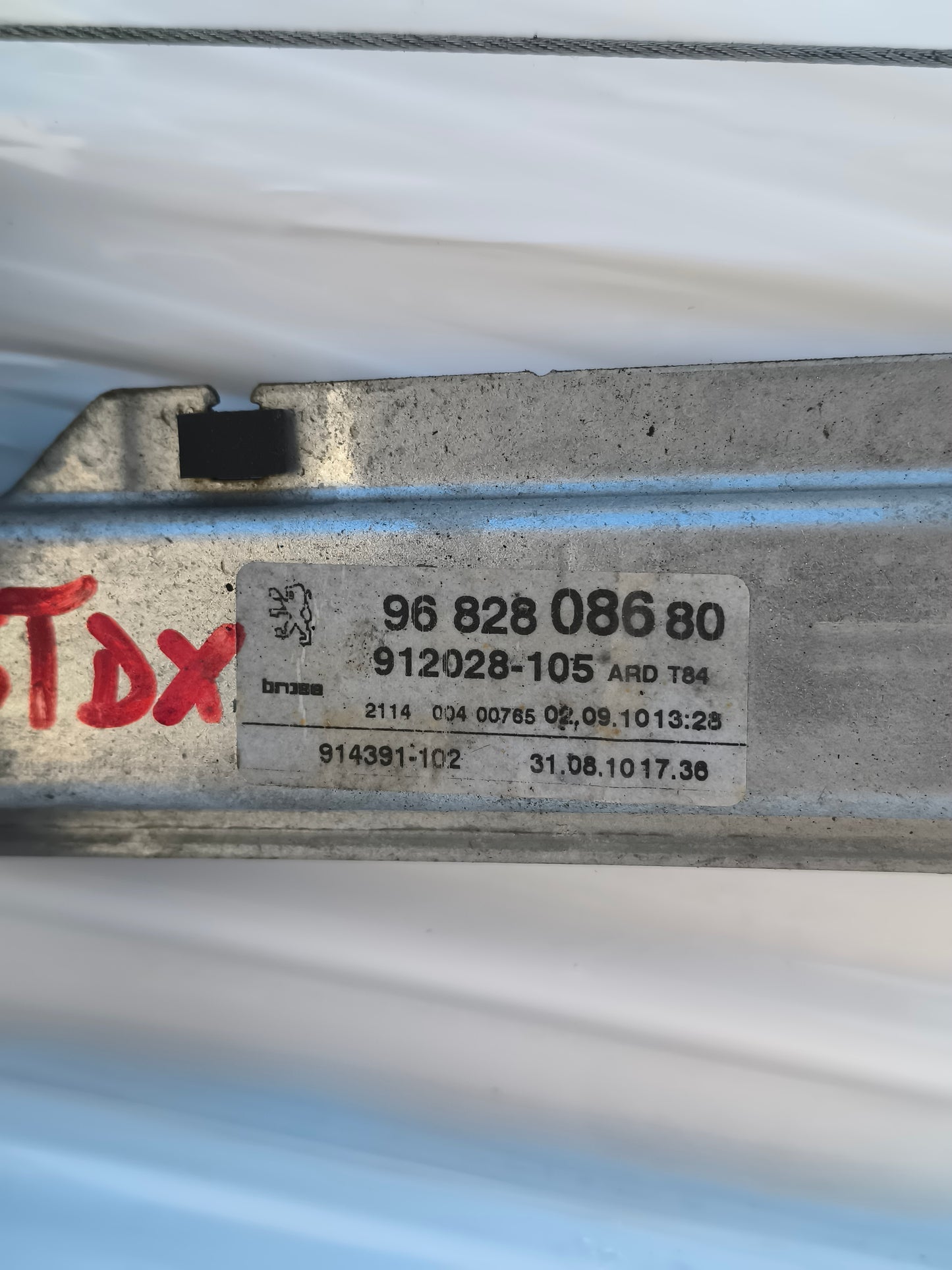 Cremagliera posteriore dx Peugeot 3008 anno 2013 5 fili cod: 9682808680 ecoAG7797