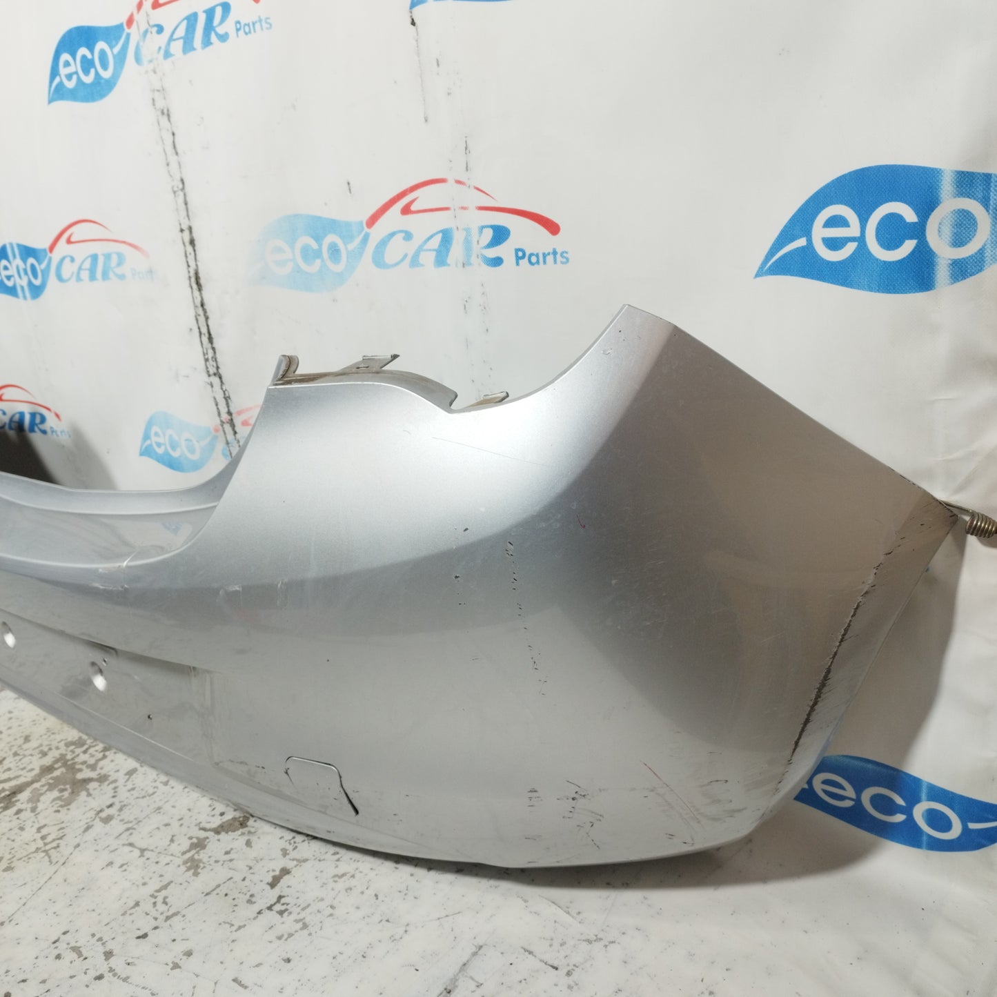 Rear bumper silver grey Opel Corsa E 2017 ecoAC10906