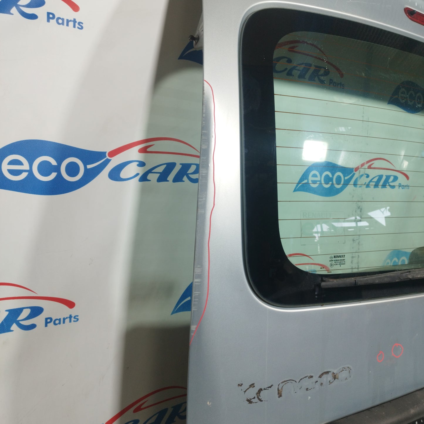 Portellone posteriore grigio argento Renault Kangoo 2008 ecoAC9047