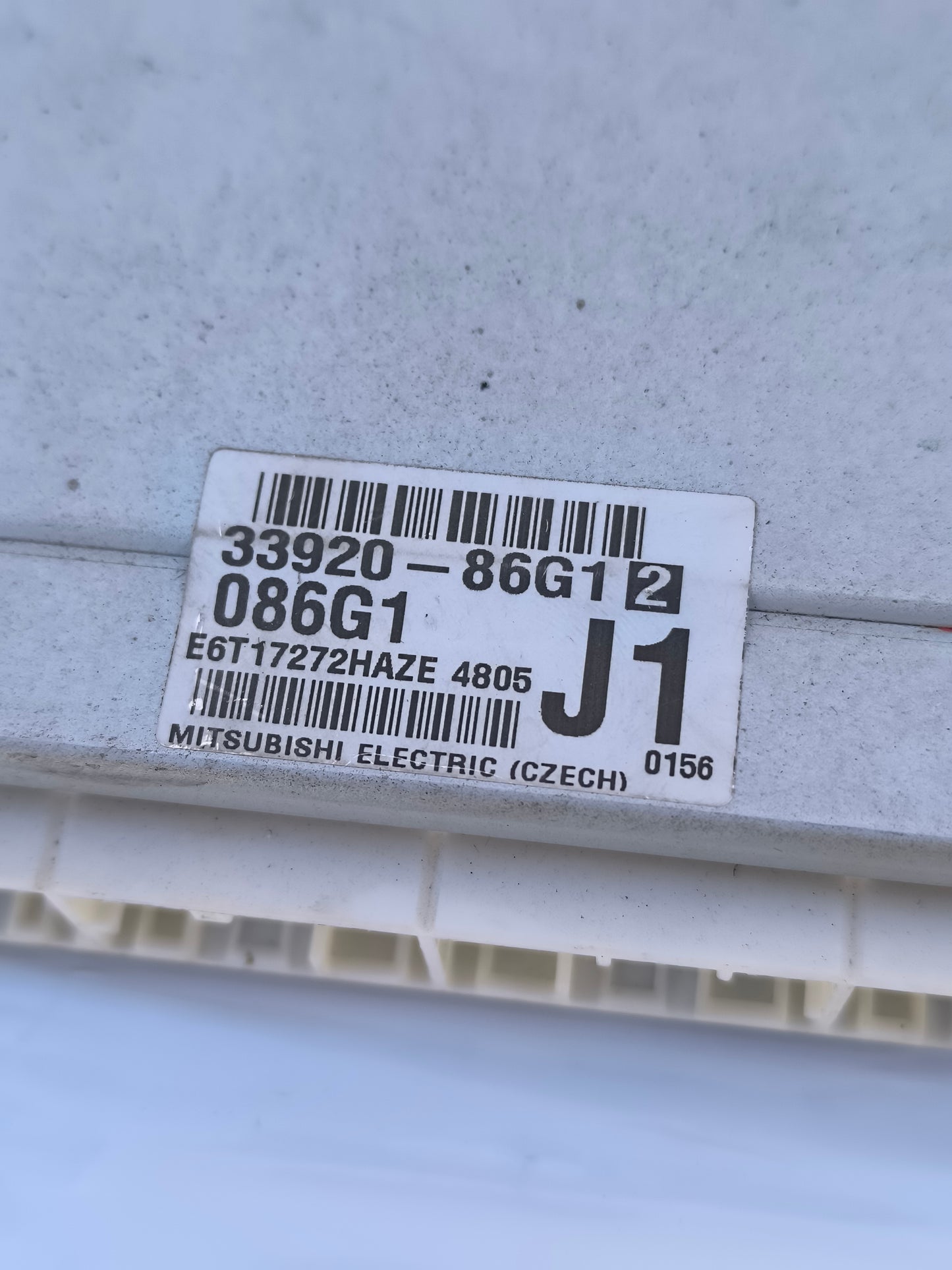 Centralina iniezione Subaru Justy 1.3 B anno 2005 cod: 33920-86G12 ecoAG8191