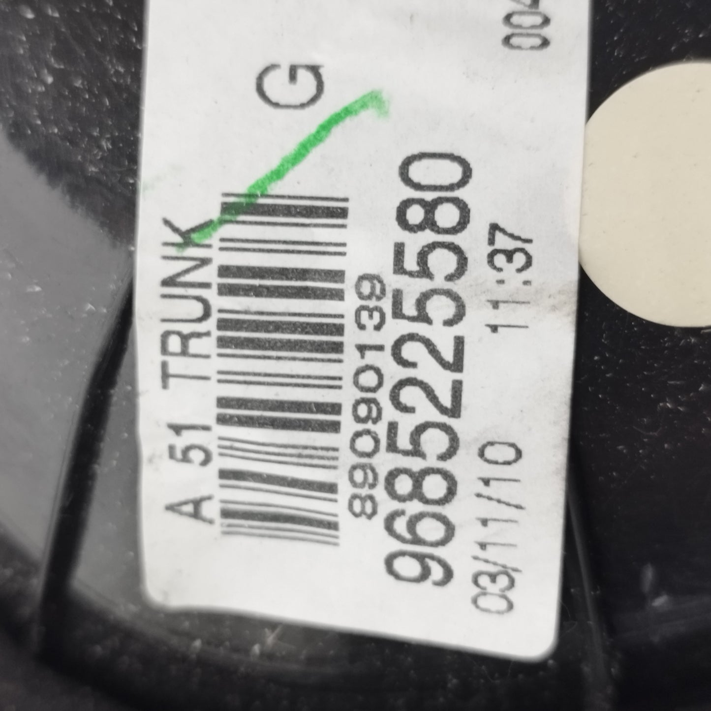 Fanale posteriore interno sx Citroen C3 2014 Cod: 9685225580 ecoAC14328