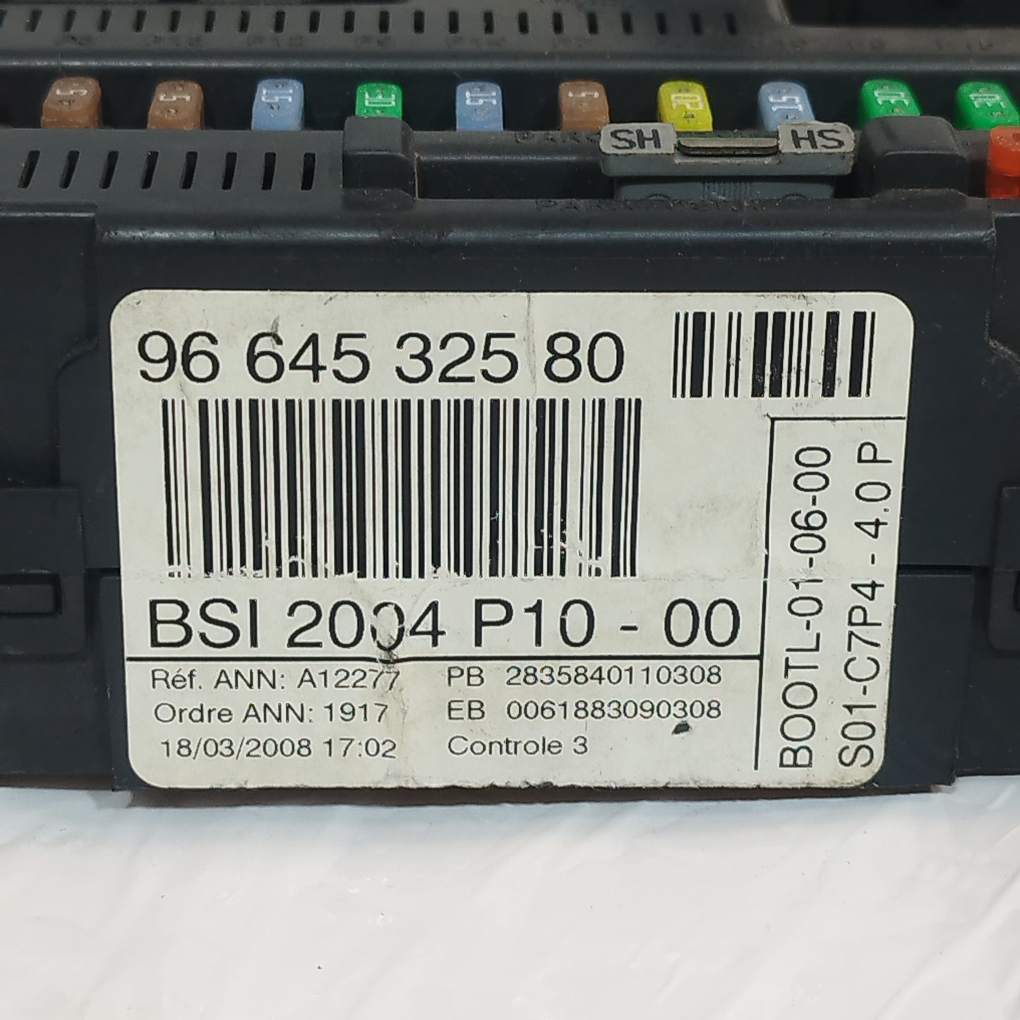 Body Computer Citroen C3 1.4 D 2008 Cod: 9664532580 ecoAC13207