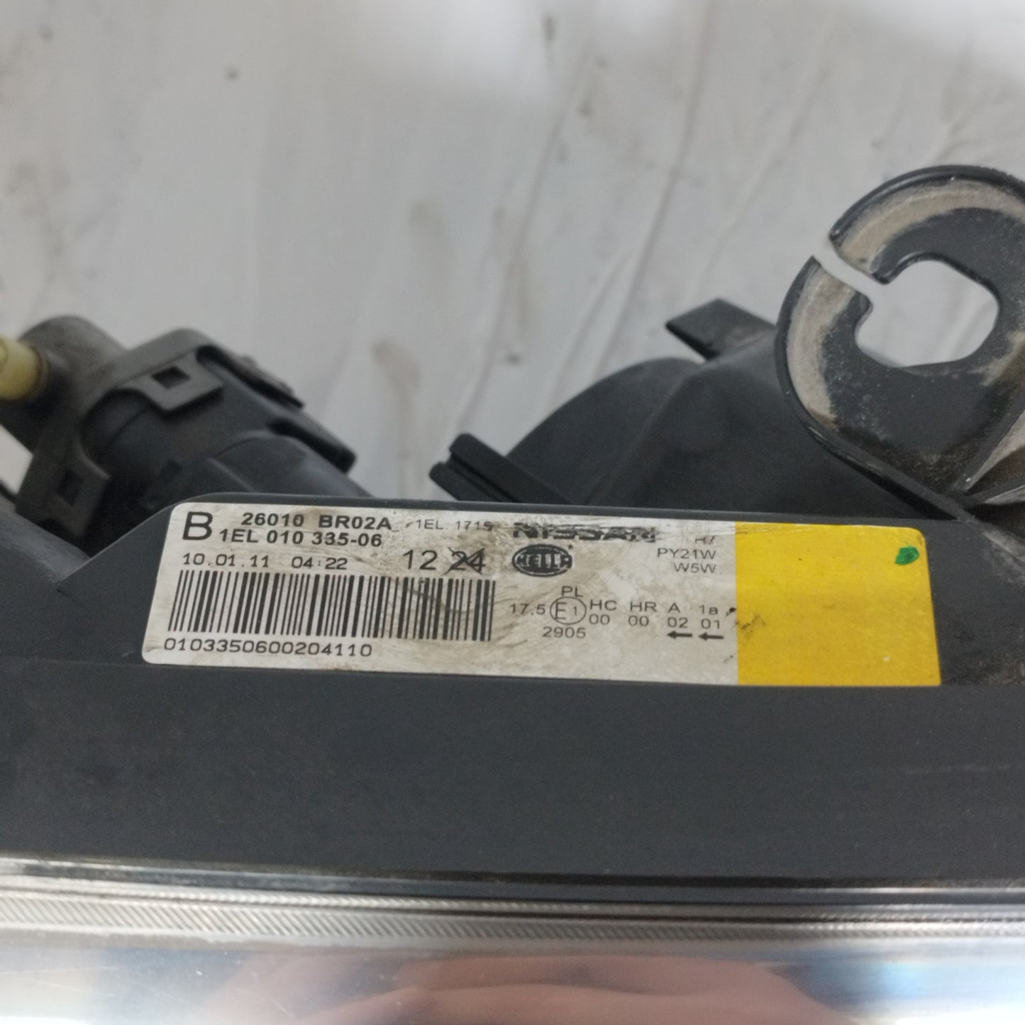 Fanale anteriore dx Nissan Qashqai 2012 cod: 26010BR02A ecoAC14513