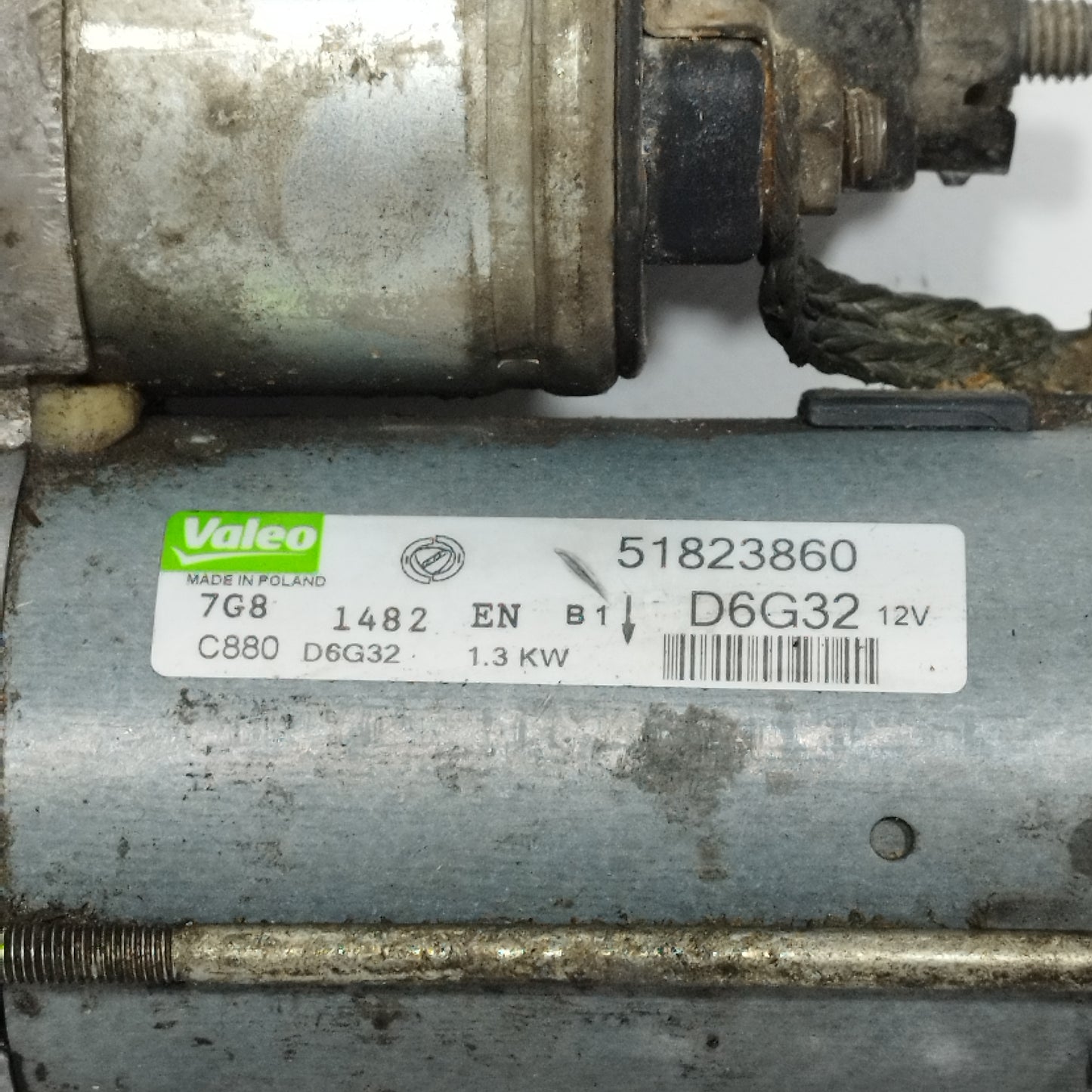 Motorino avviamento Fiat Punto Evo 1.3 Mtj 2013 Cod: 51823880 ecoAC12976