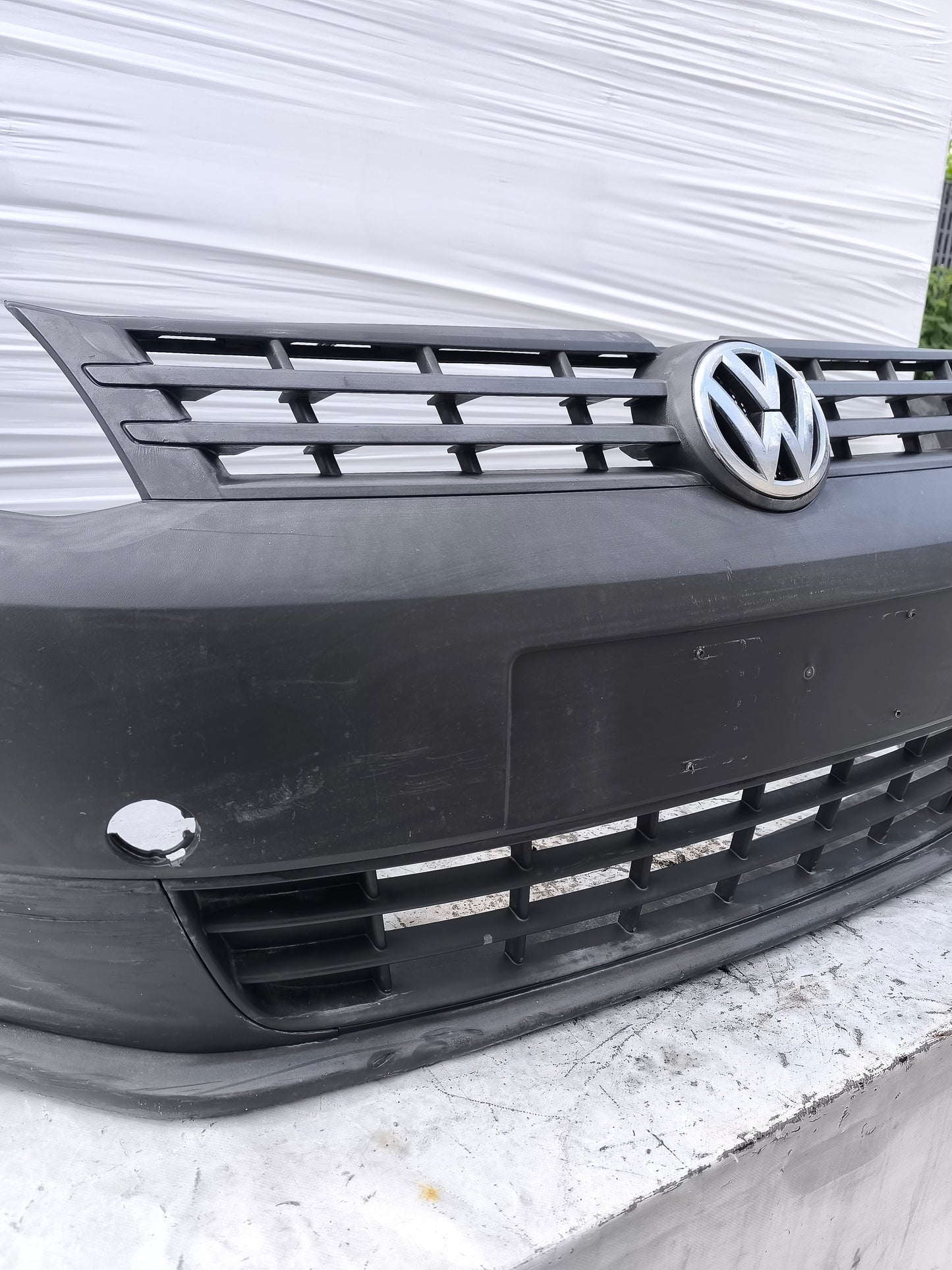 Paraurti anteriore nero Volkswagen Caddy III anno 2010-2015 Restyling ecoAG8468