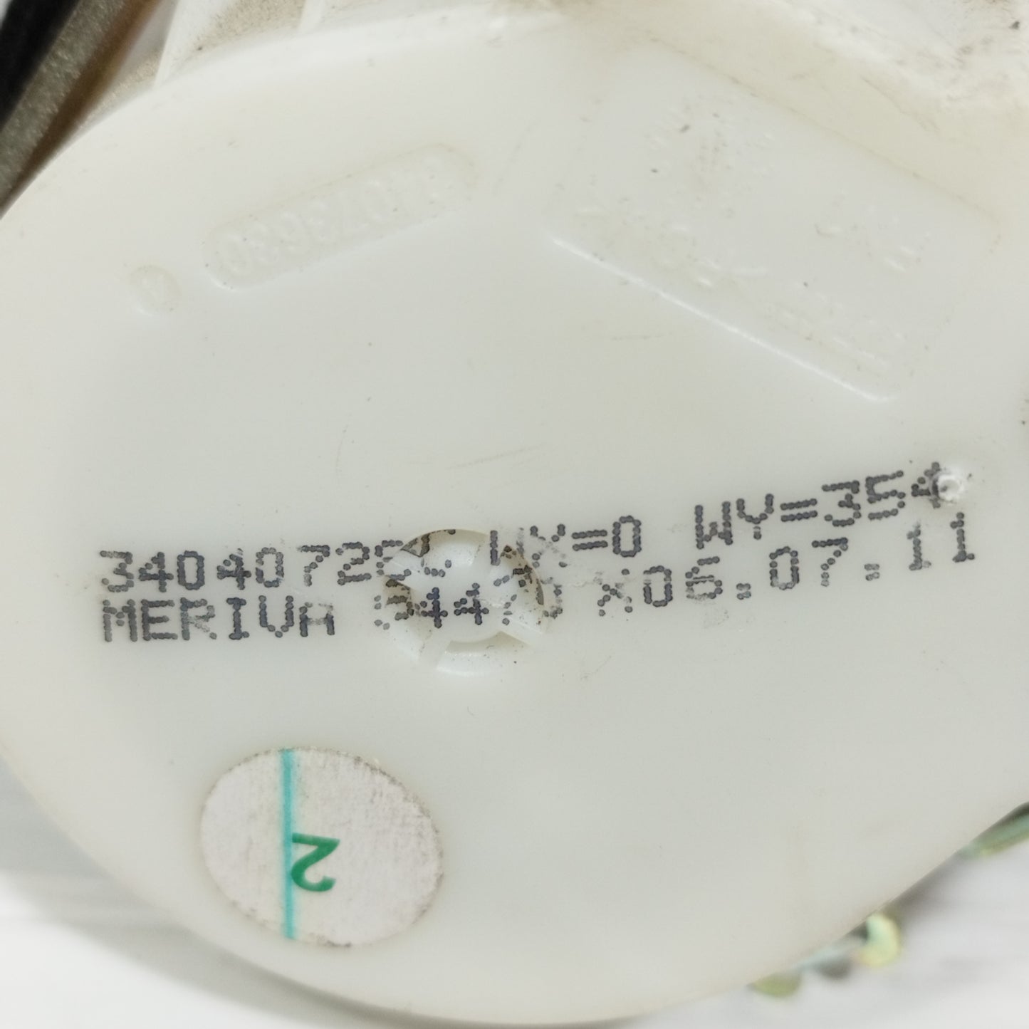 Front right seat belt Opel Meriva 2011 Code: 340407280 ecoAC11134