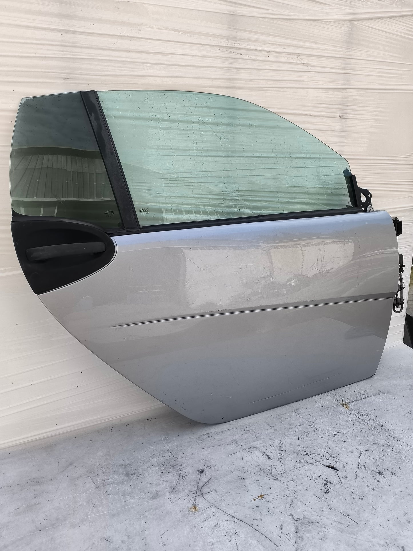 Sportello dx grigio argento Smart 451 ecoAG7933