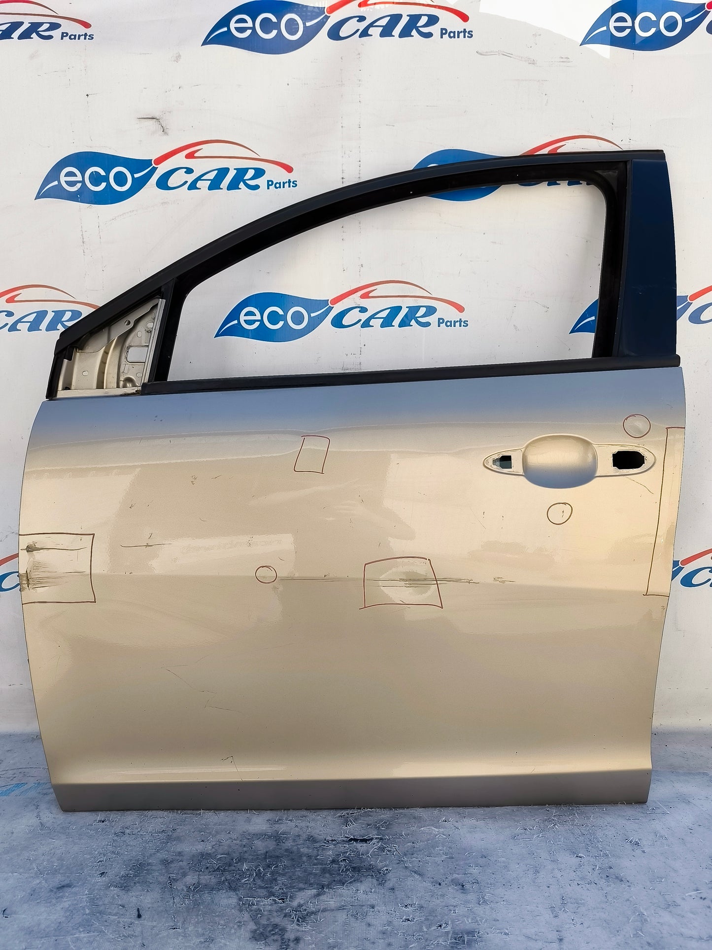 Front left door grey Lancia Ypsilon 2013 ecoAG5742