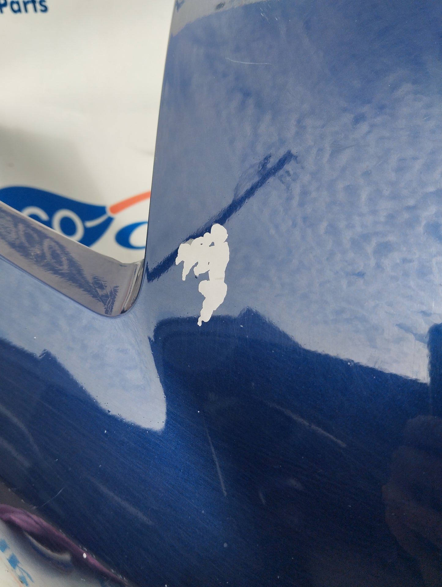 Blue Front Bumper Toyota Yaris 2008 ecoAG5471