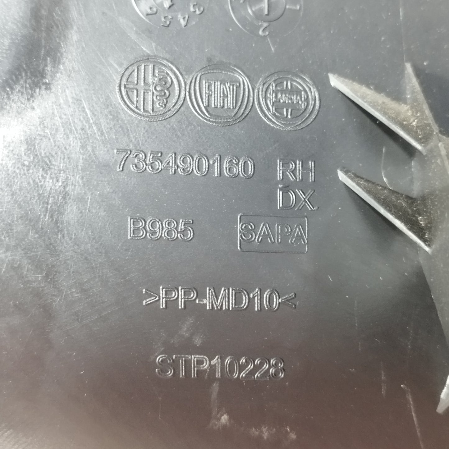 Battitacco posteriore dx Fiat New Panda 2015 Cod: 735490160 ecoAC13020