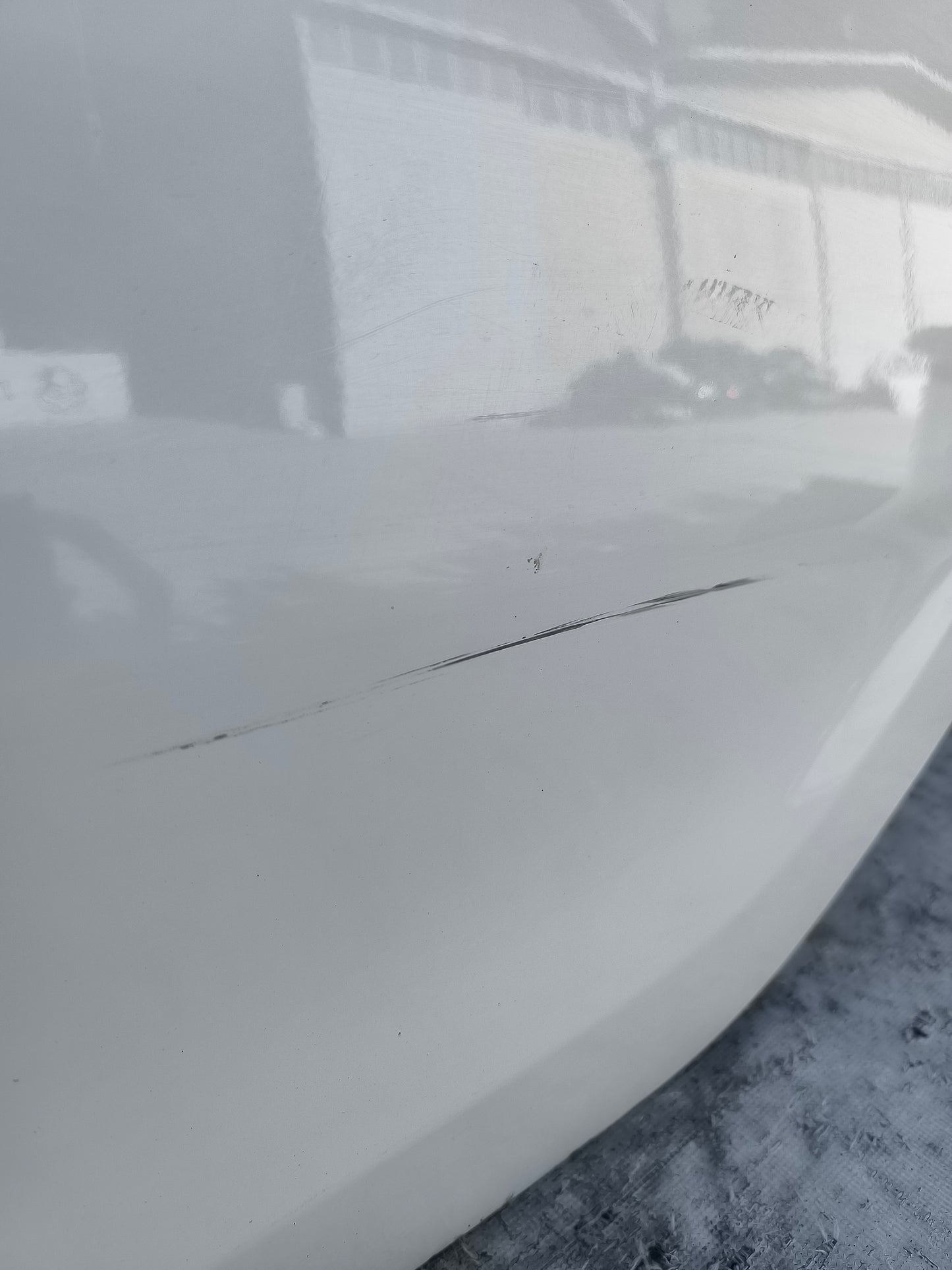 Rear door left white Dacia Sandero 2012 ecoAG5882