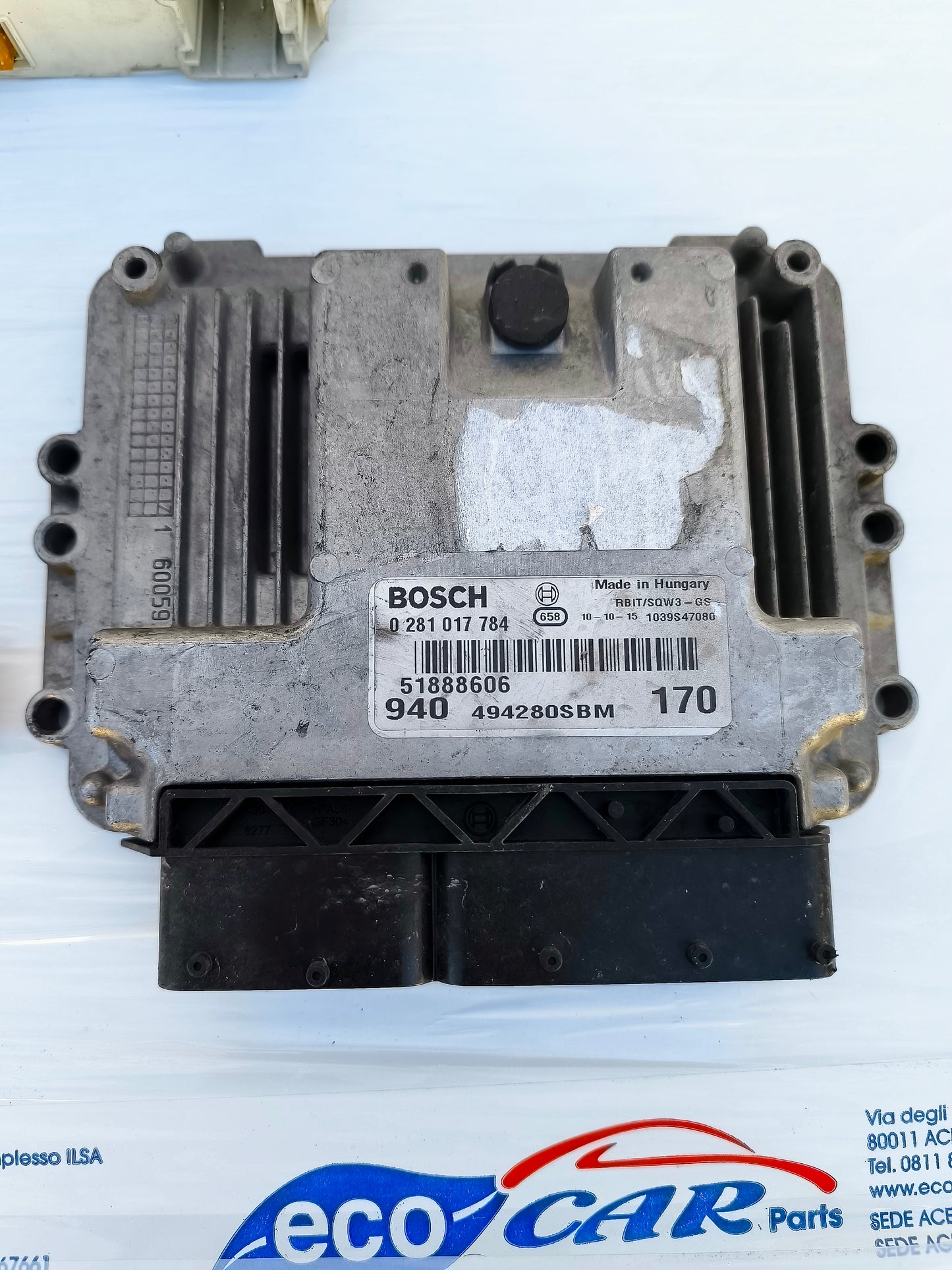 Alfa Romeo Giulietta 2.0 JTDM Zündsatzcode: 0281017784 ecoAG5967