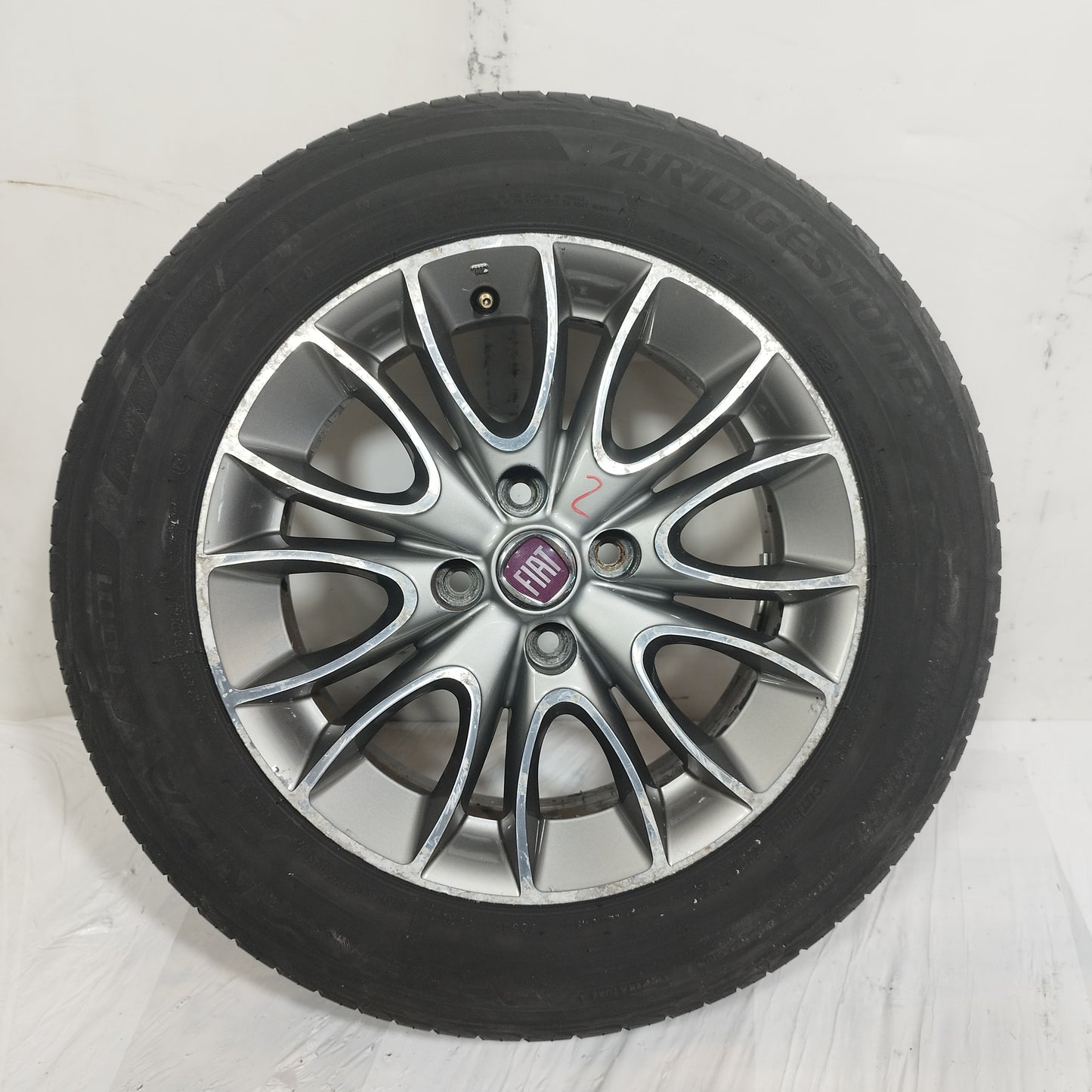 Cerchi in lega con gomme Fiat punto Evo 2012 ecoAC15266