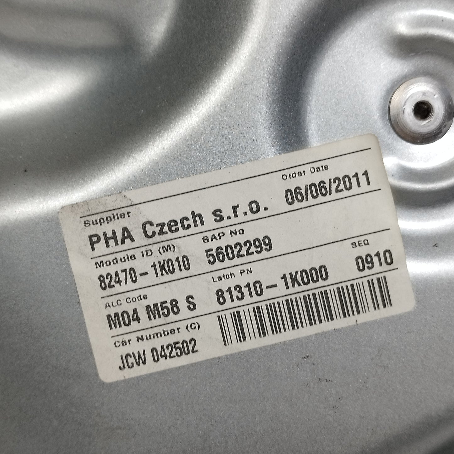 Cremagliera a pannello anteriore sx Hyundai IX20 2011 Cod: 82470-1K010 ecoAC13480