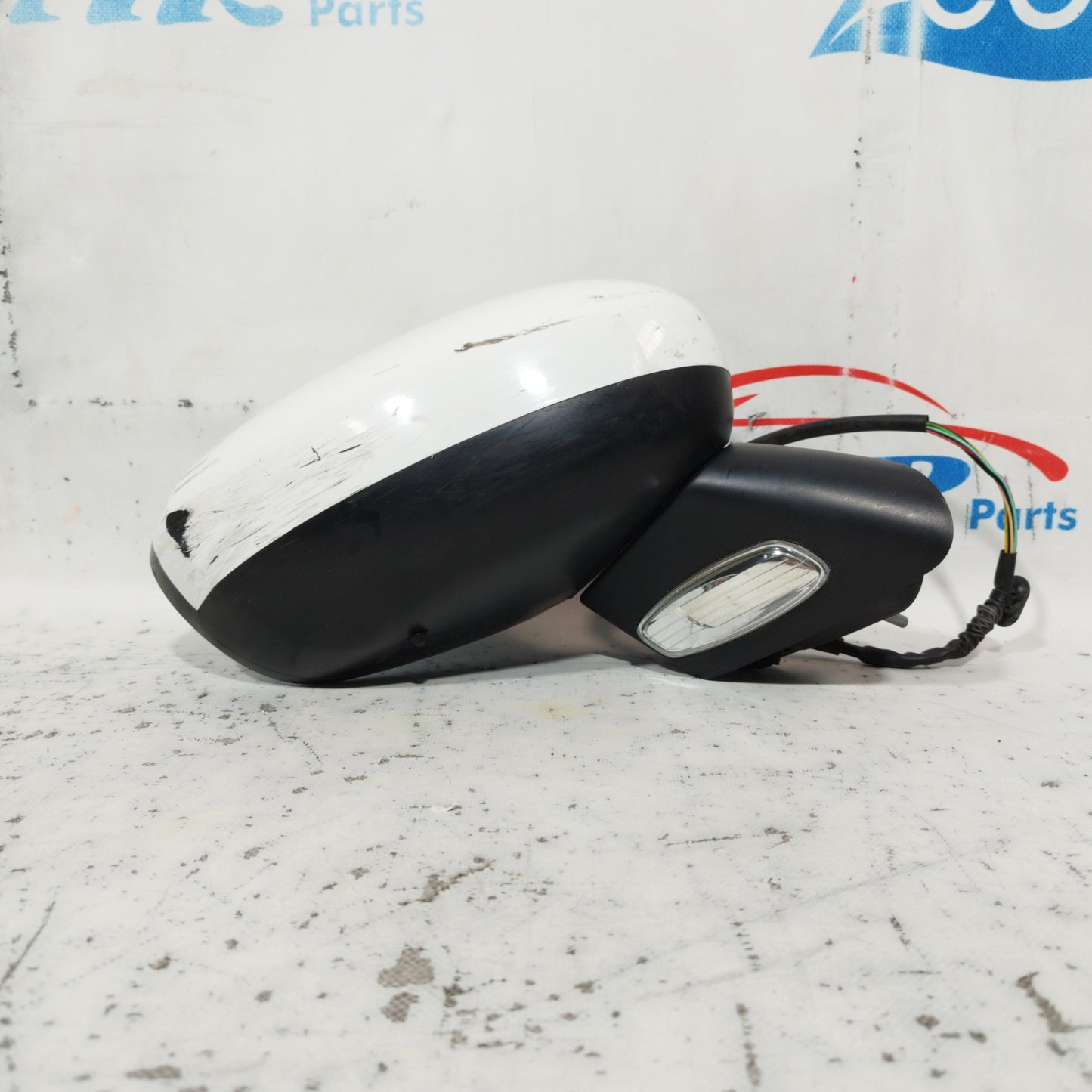 Electric mirror front right white Citroen C3 2013 7 wires 2 pins ecoAC9555