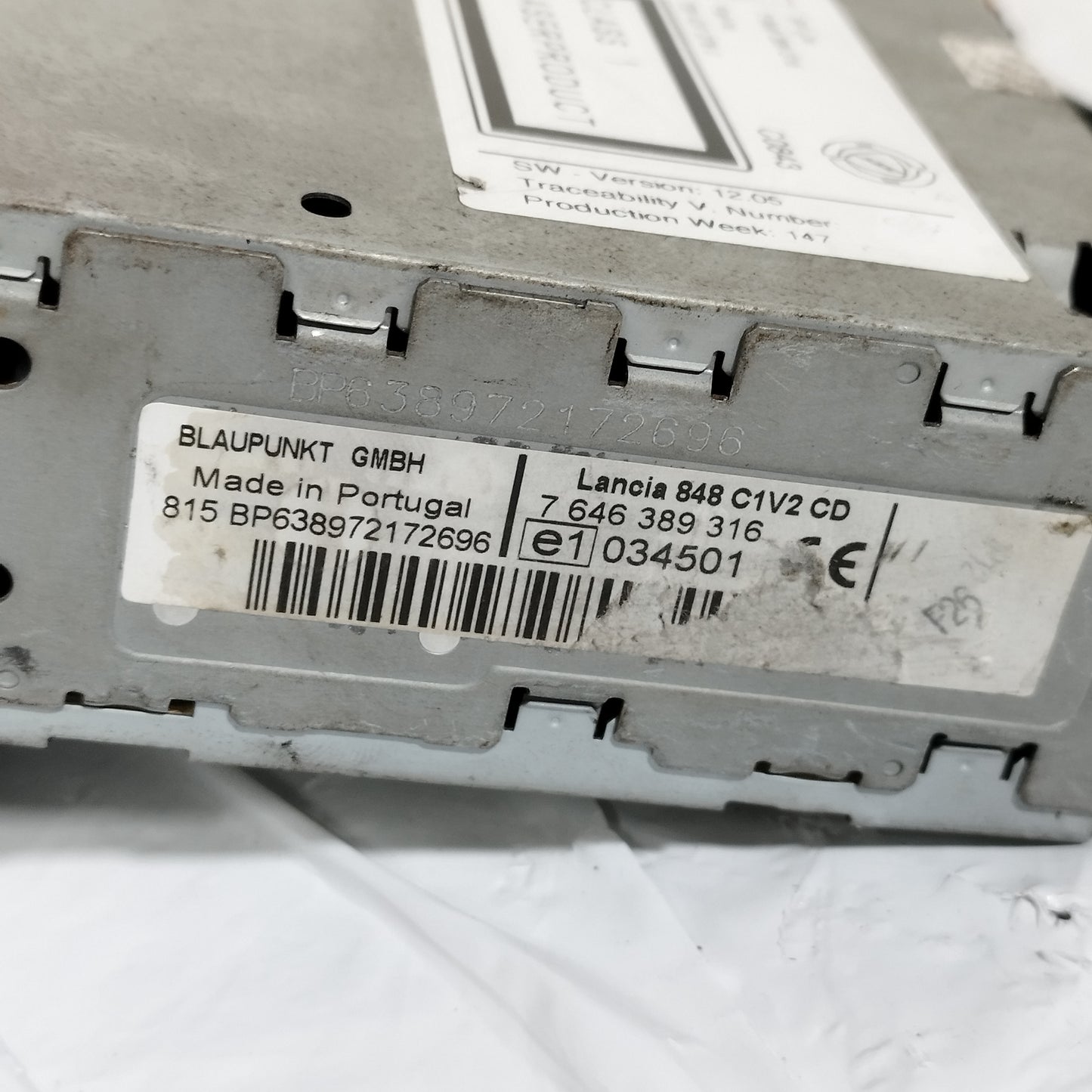Autoradio Lancia Musa 2004-2012 cod: 7354372780 ecoAC15163