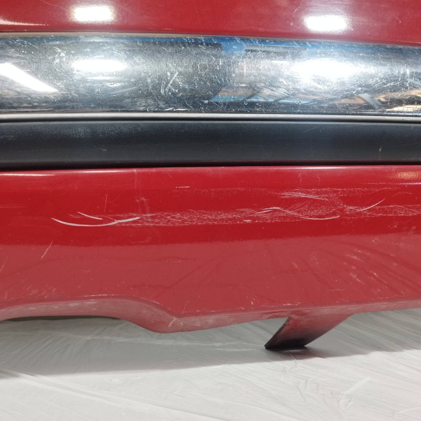 Paraurti posteriore rosso Fiat 500 2008 ecoAC14097