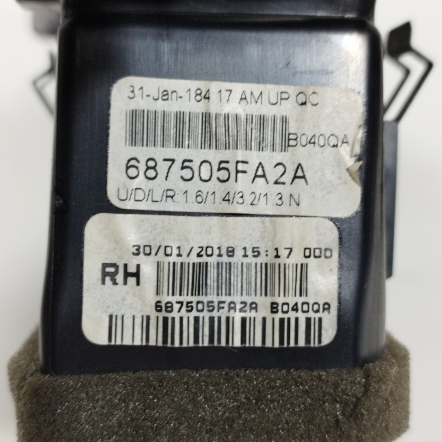 Cornice bocchette aria centrali Nissan Micra K14 2017 Cod: 687505FA2A ecoAC11552