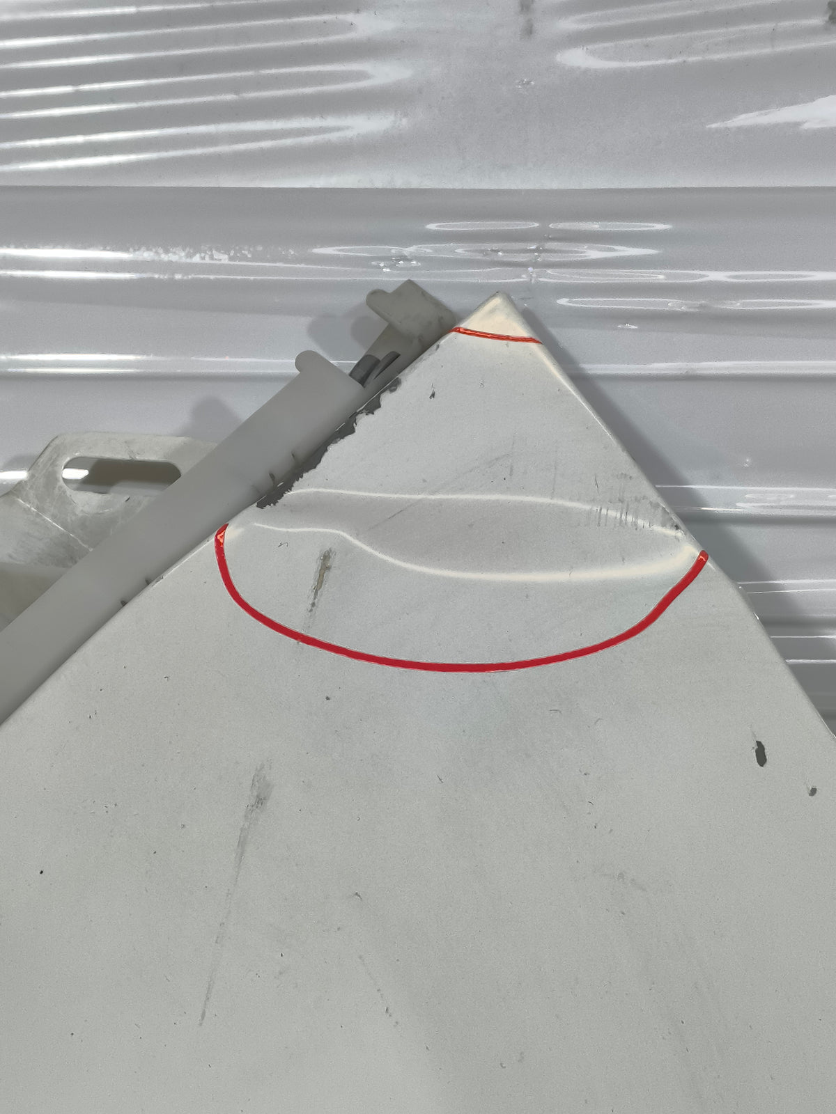 Parafango sx bianco Nissan Qashqai anno 2010-2013 ecoAG9853