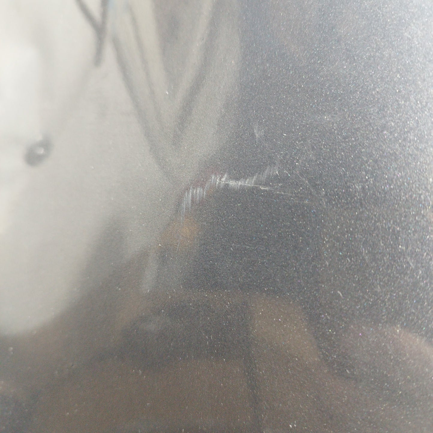 Dunkelgraue Heckstoßstange Renault Clio 2010 ecoAC10356