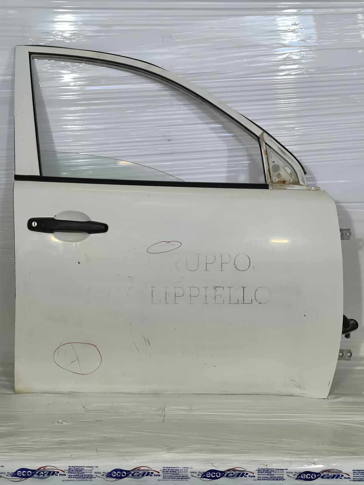 Sportello anteriore dx bianco Mitsubishi L200 (IV) anno 2010-2015 Restyling ecoAG9944