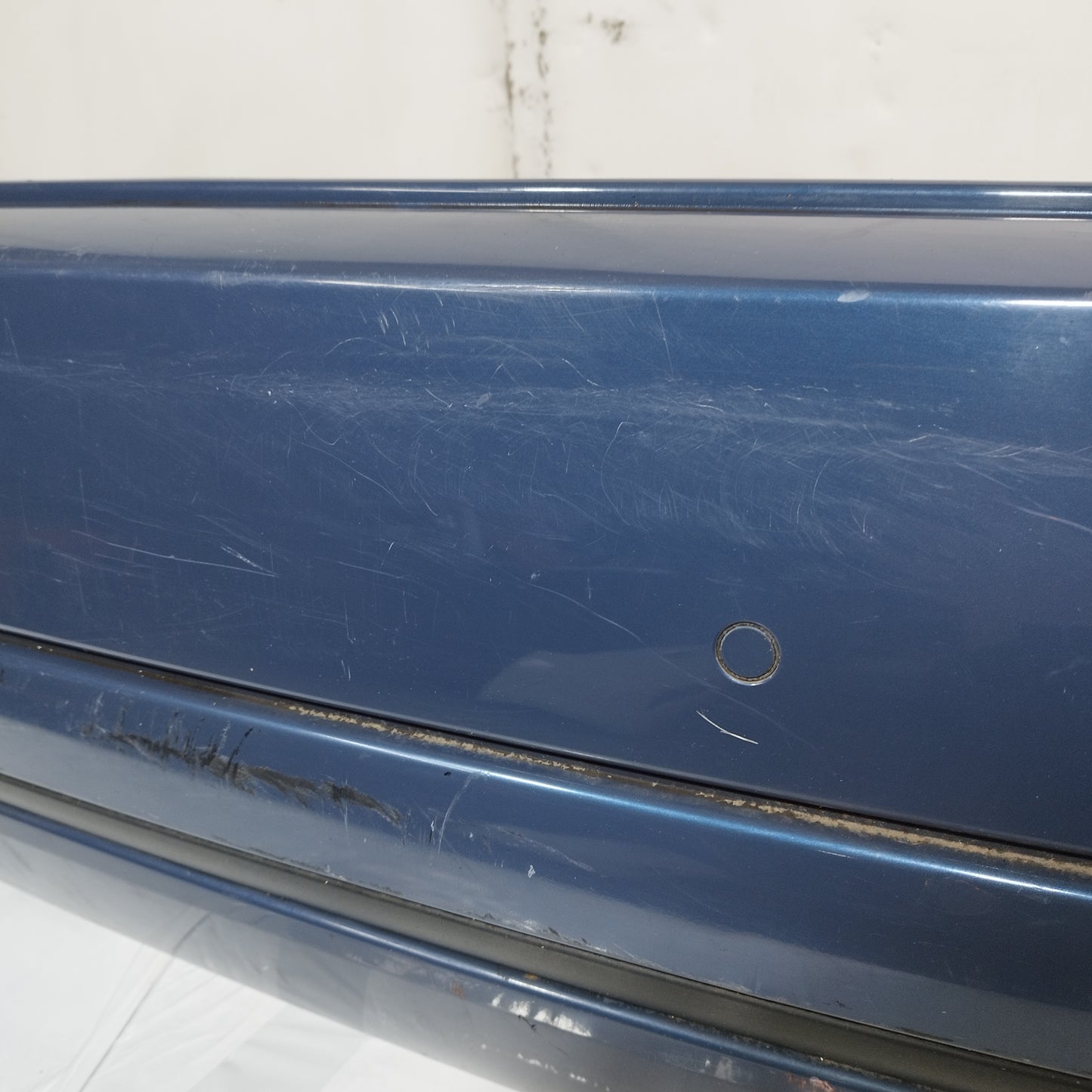 Paraurti posteriore blu impeccabile metallizzato Fiat 500 2008 ecoAC15036