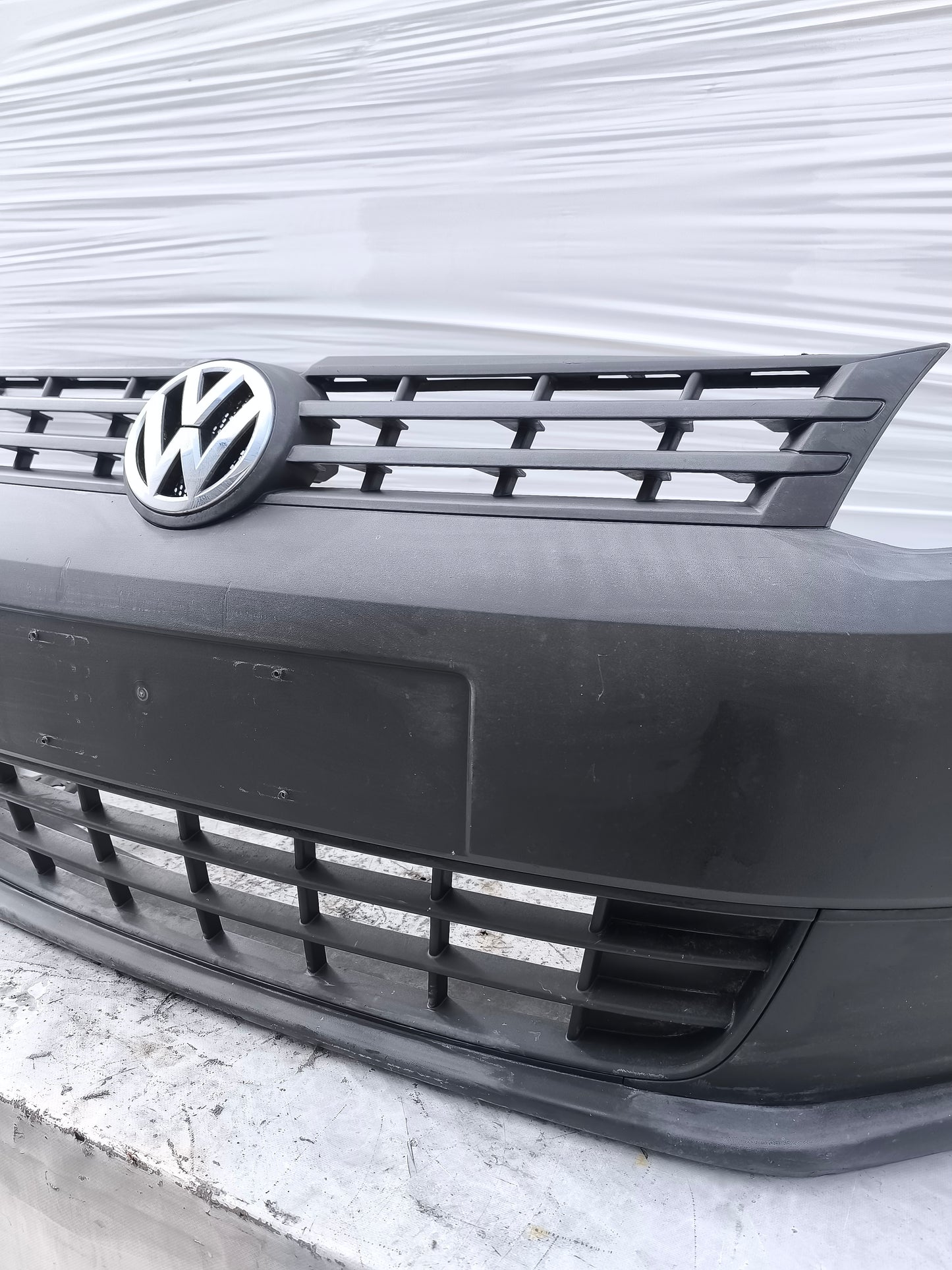Paraurti anteriore nero Volkswagen Caddy III anno 2010-2015 Restyling ecoAG8468