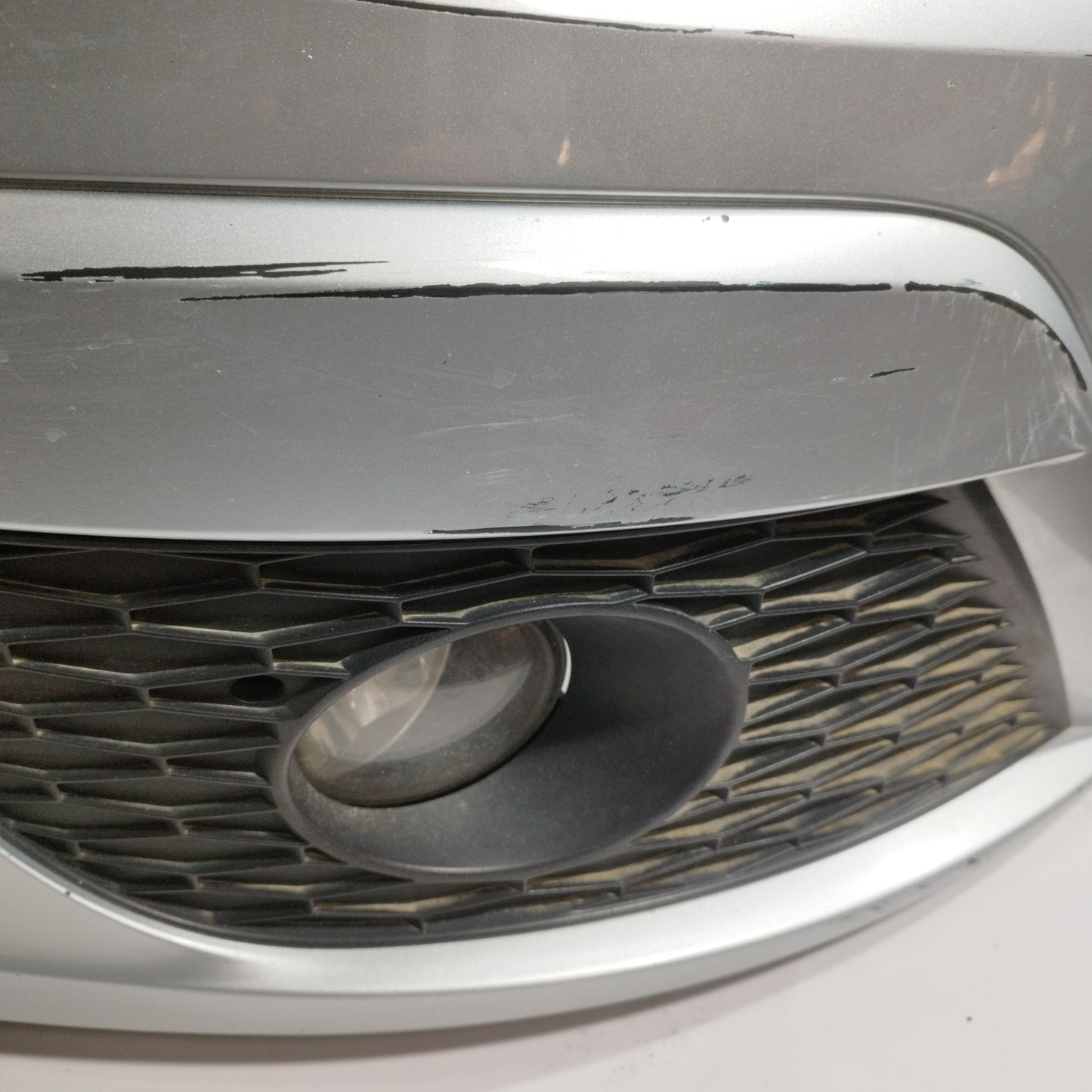 Front bumper silver grey Seat Ibiza 2012 ecoAC11431