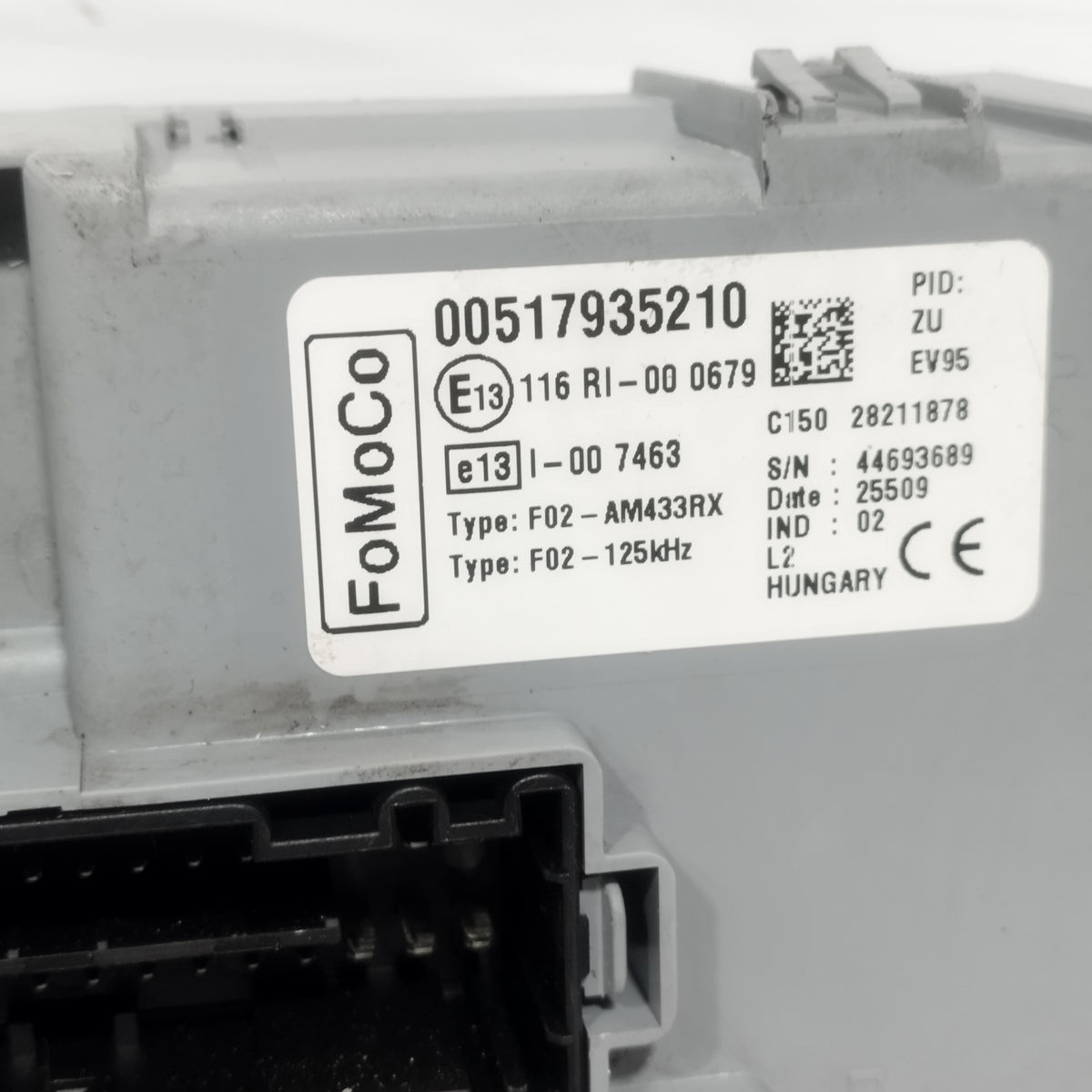 Kit accensione Ford Ka II (RU8) 1.2 B 2008-2015 cod: IAW5SF8.K2 ecoAC17190