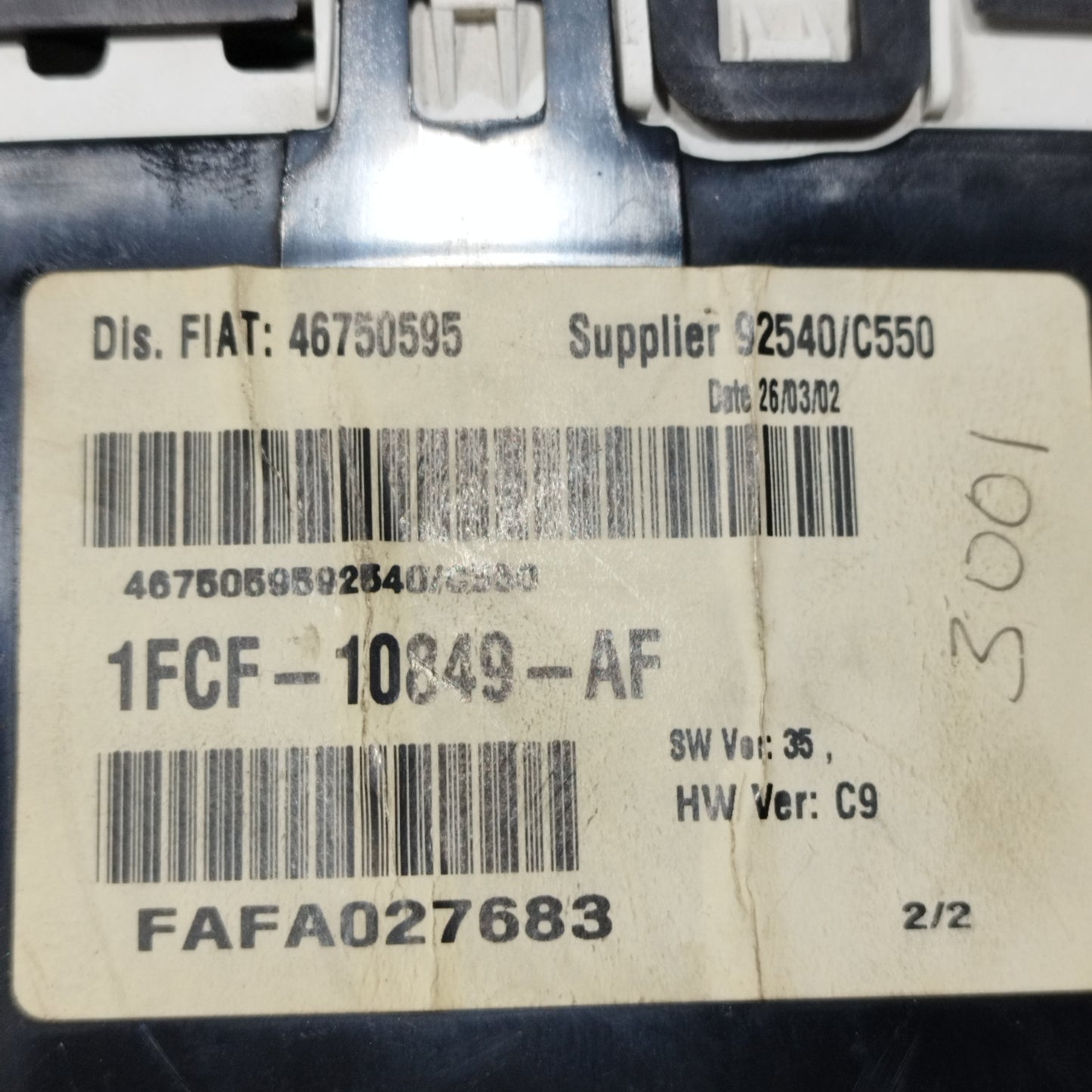 Quadro strumenti Fiat Stilo 1.6B 2005 Cod: 46750595 ecoAC10838