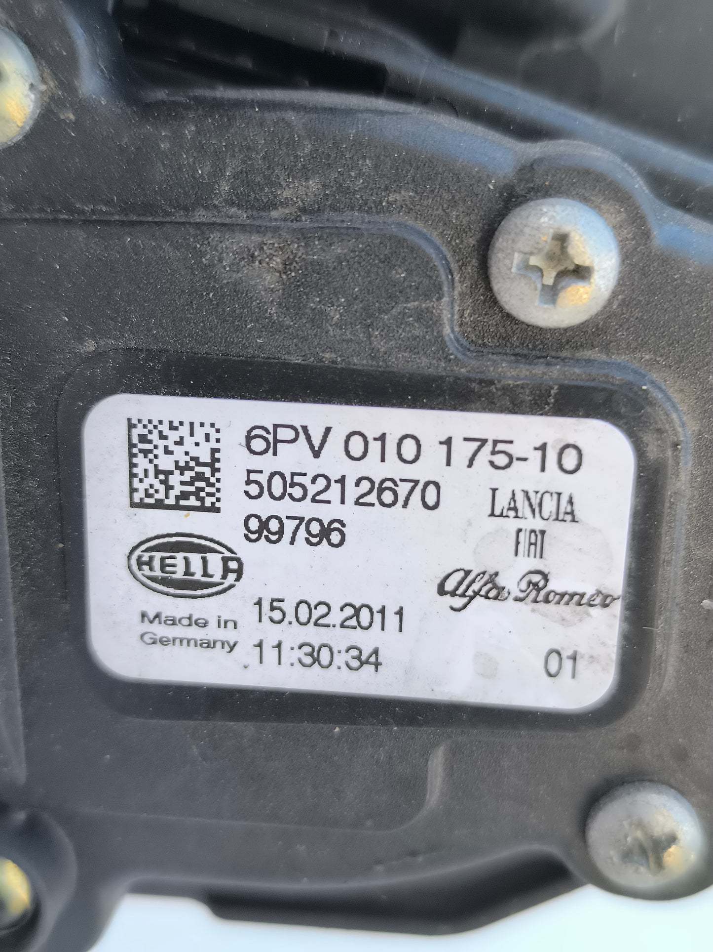 Gaspedal Alfa Romeo Giulietta 1.6 JTDM-Code: 6pv010175-10 ecoAG5855