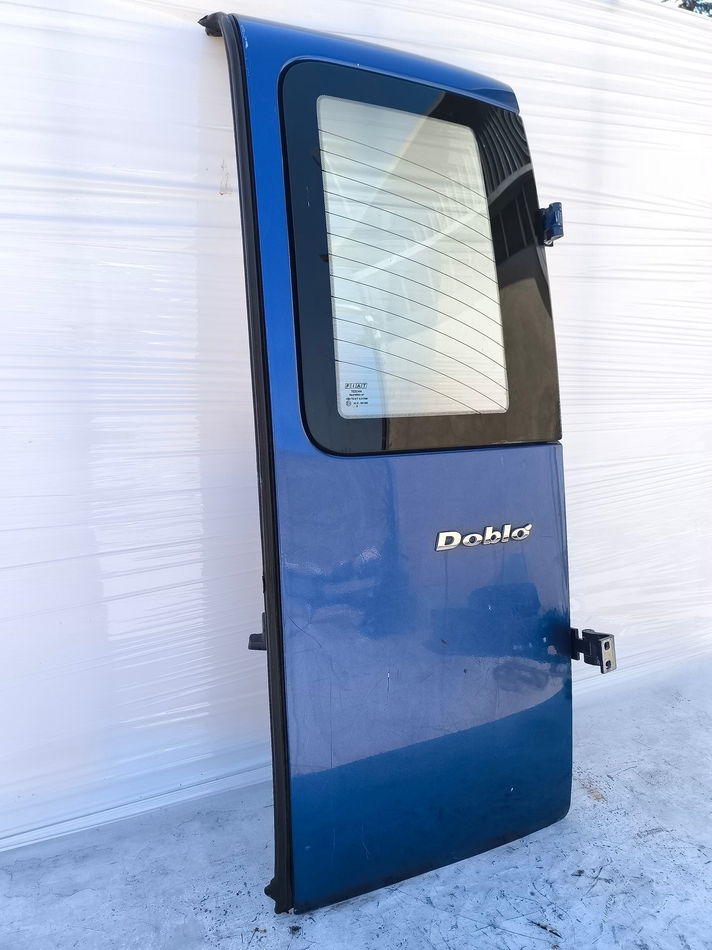 Sportello di carico posteriore dx blu Fiat Doblò (223) anno 2005-2010 Restyling ecoAG8195