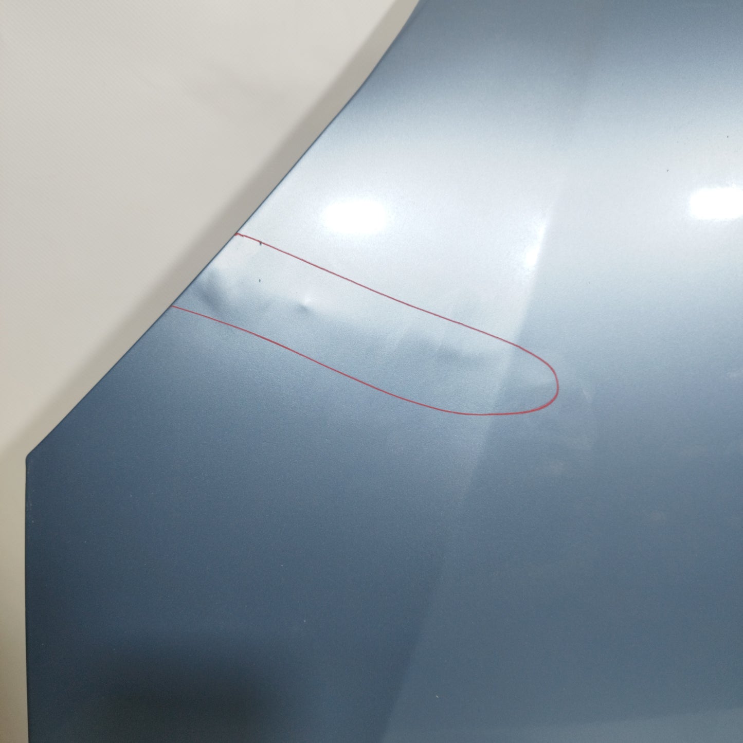 Kia Picanto 2012 ecoAC11698 hellblaue Motorhaube