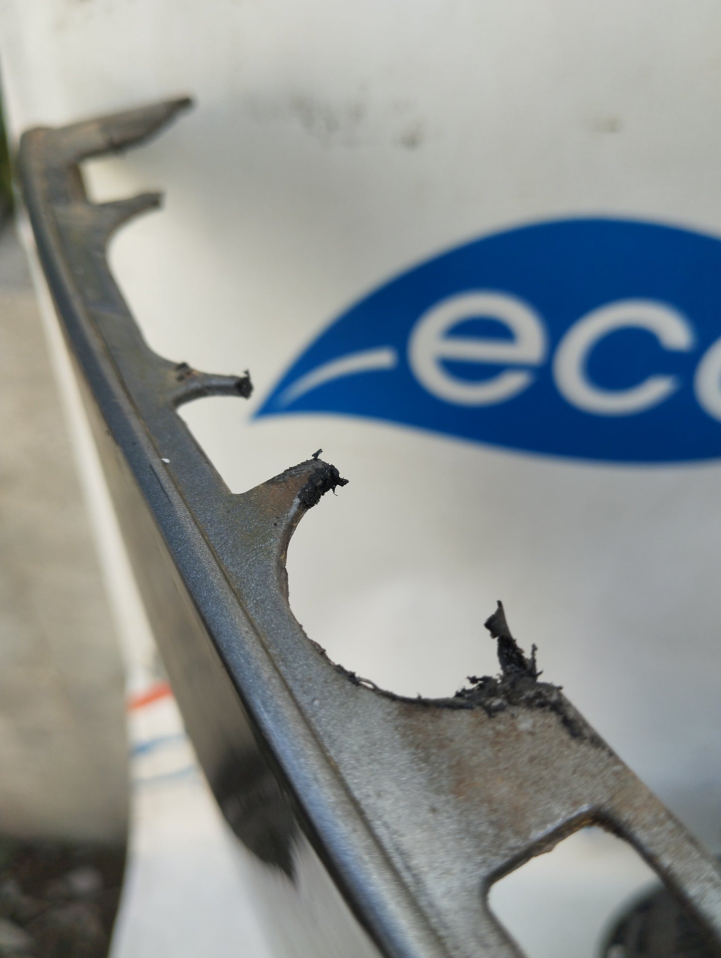 Paraurti posteriore grigio maserati Lancia Delta 2010 ecoAG5657