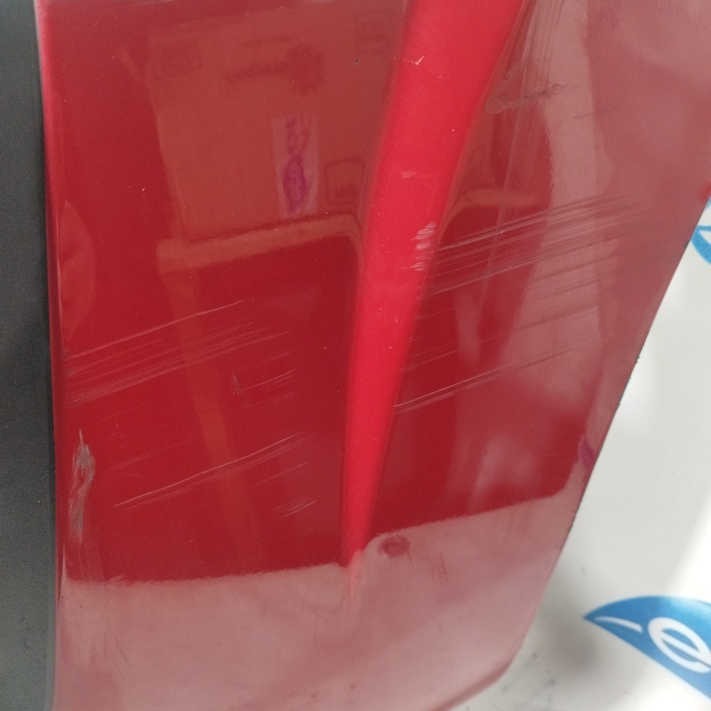 Red front bumper Fiat Doblo 2006 ecoAC10695