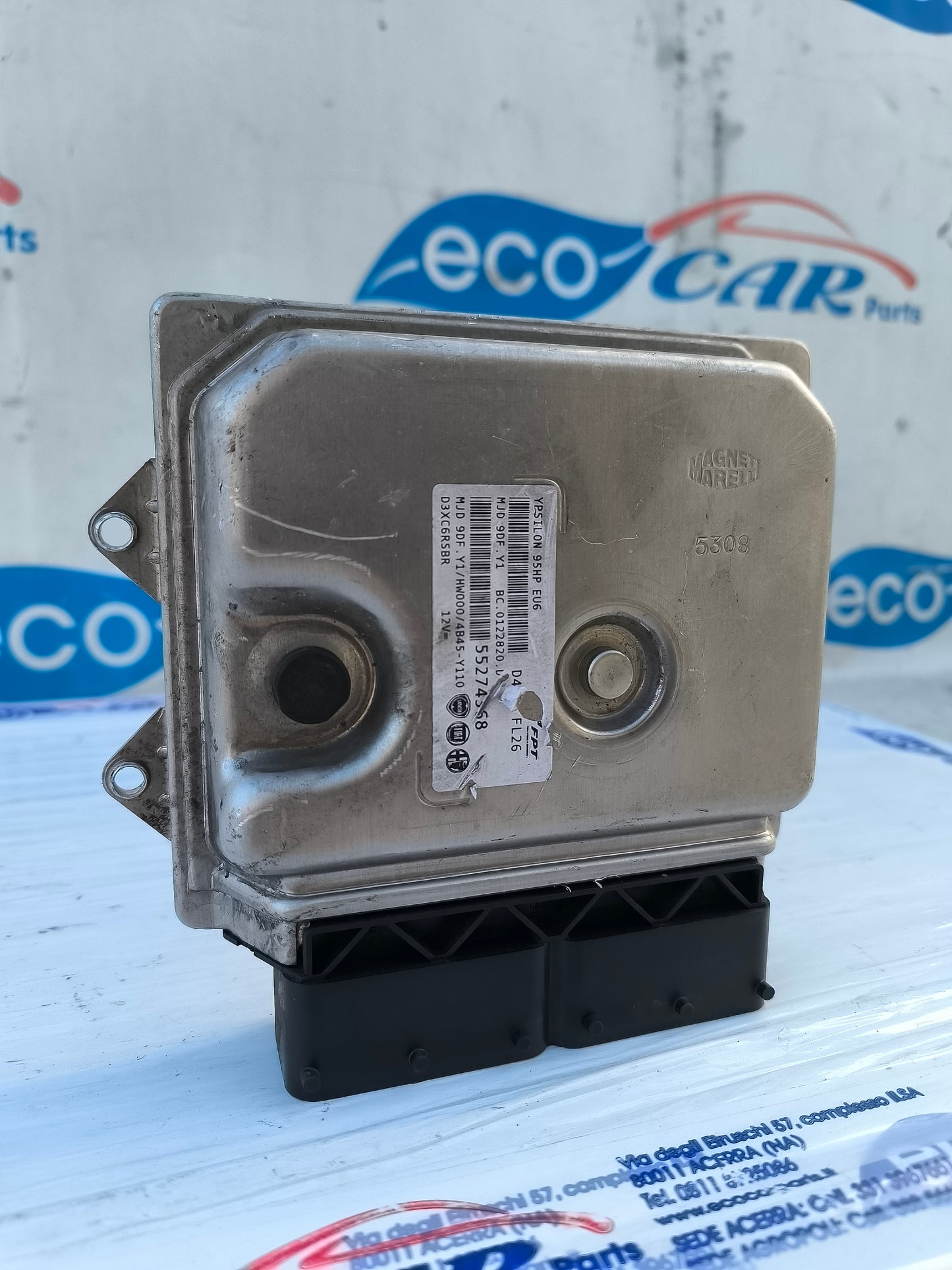 Engine control unit Lancia Ypsilon 1.3 MTJ 95cv 2015 Cod. 55274368 ecoAG6169