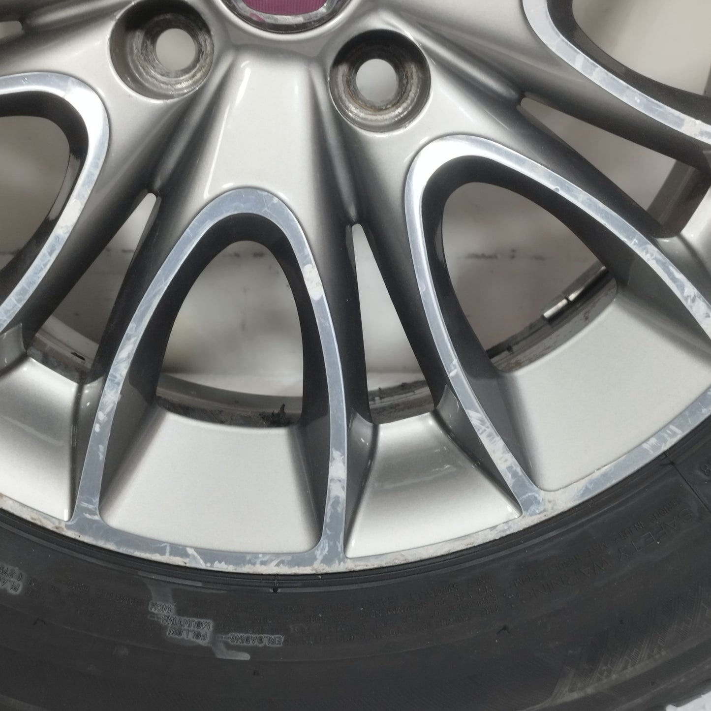 Cerchi in lega con gomme Fiat punto Evo 2012 ecoAC15266