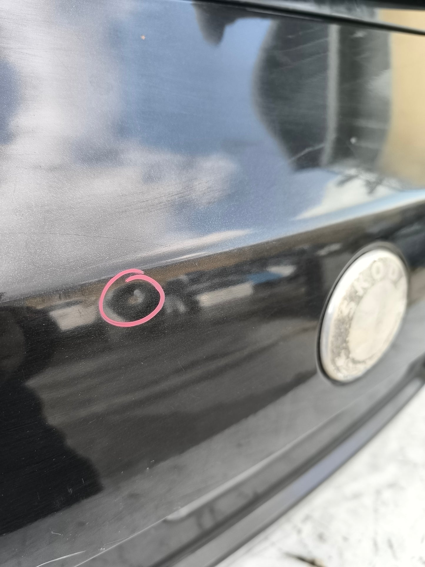 Portellone nero Skoda Fabia 2007-2014 Berlina ecoAG7999