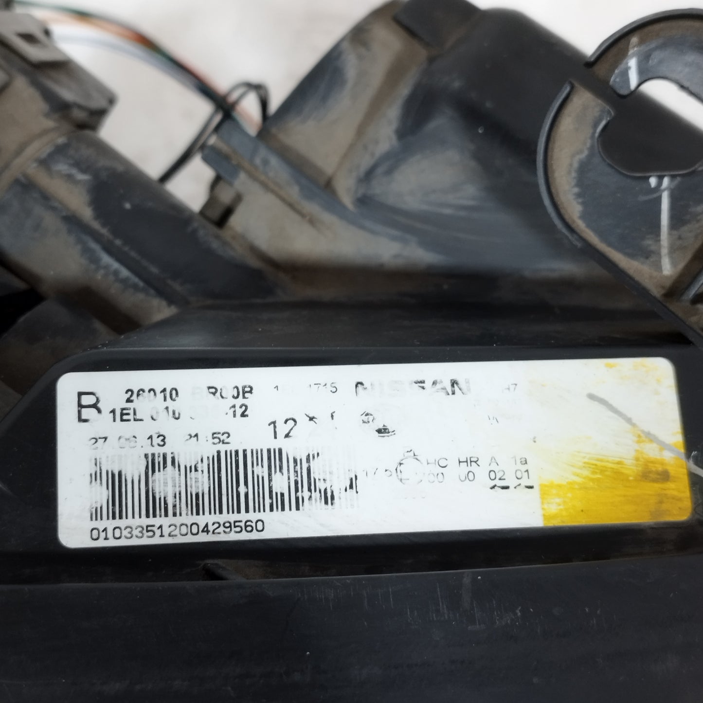 Fanale anteriore dx Nissan Qashqai (J10) 2010-2013 cod: 26010BR00B ecoAC16747