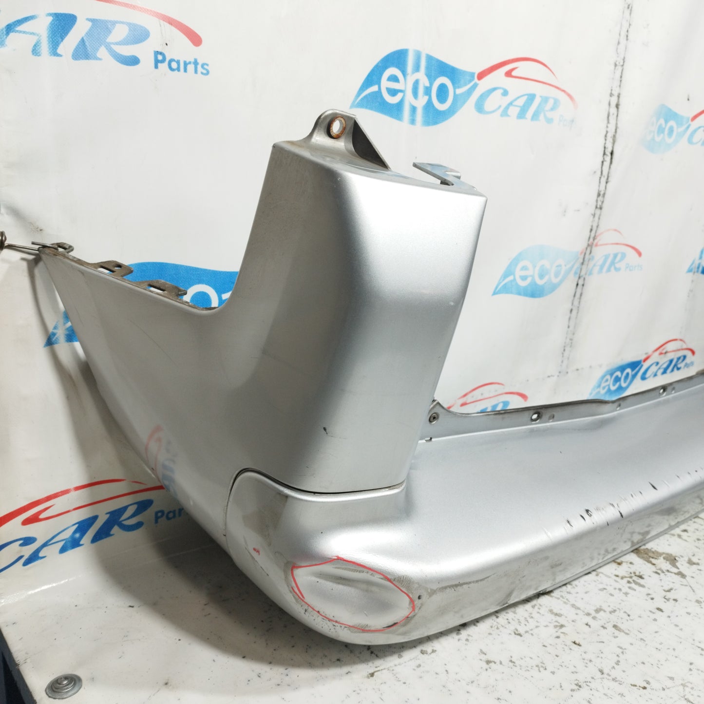 Rear bumper silver grey Citroen Berlingo 2011 ecoAC10698